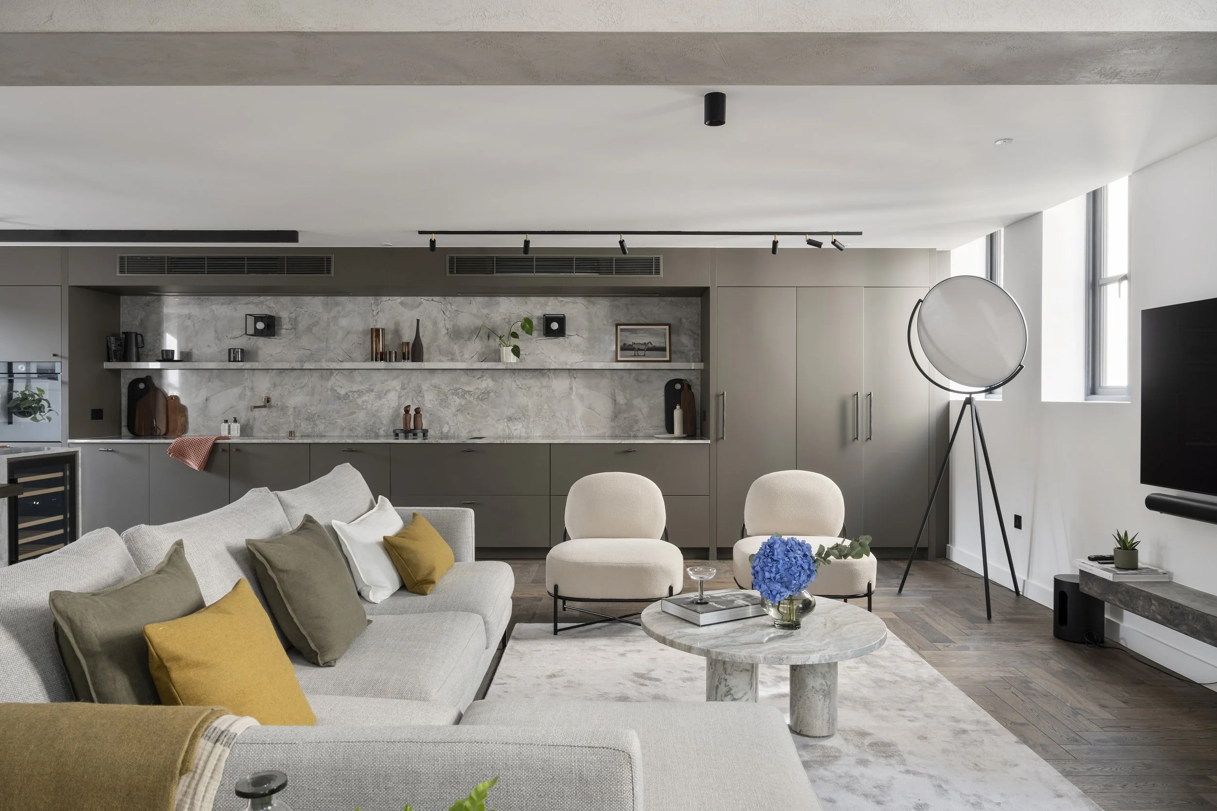 Office to residential conversion in Central London. Conversion to three luxury apartments.