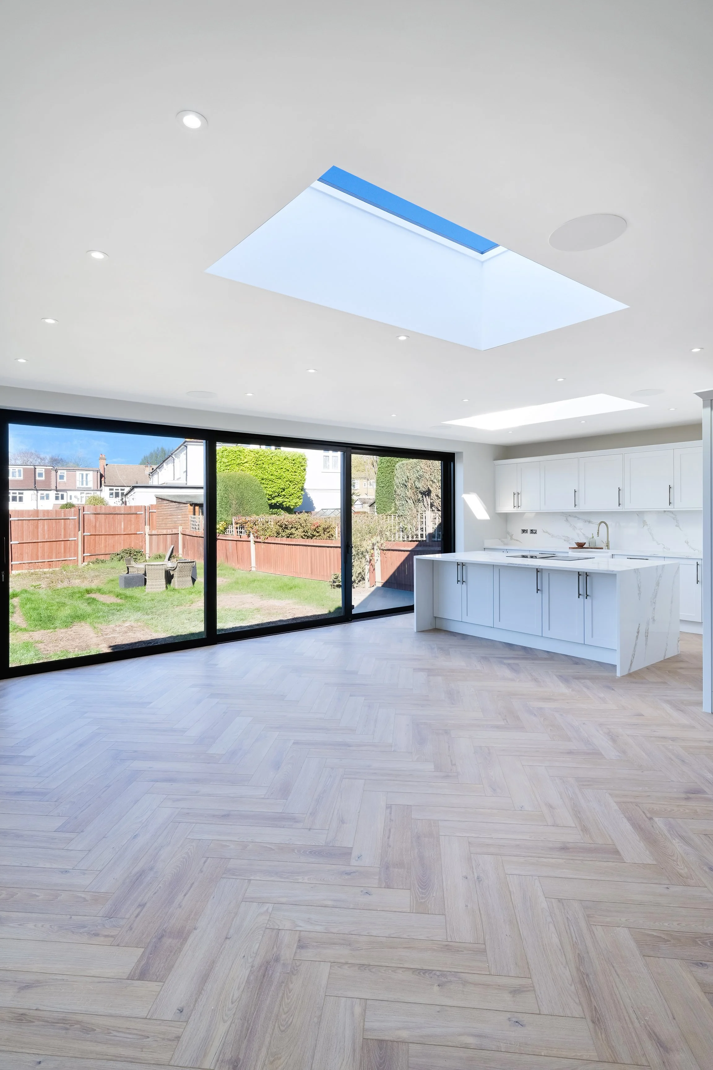 Semi-detached house in Sutton - Two storey side extension, single storey rear extension, and interior redesign