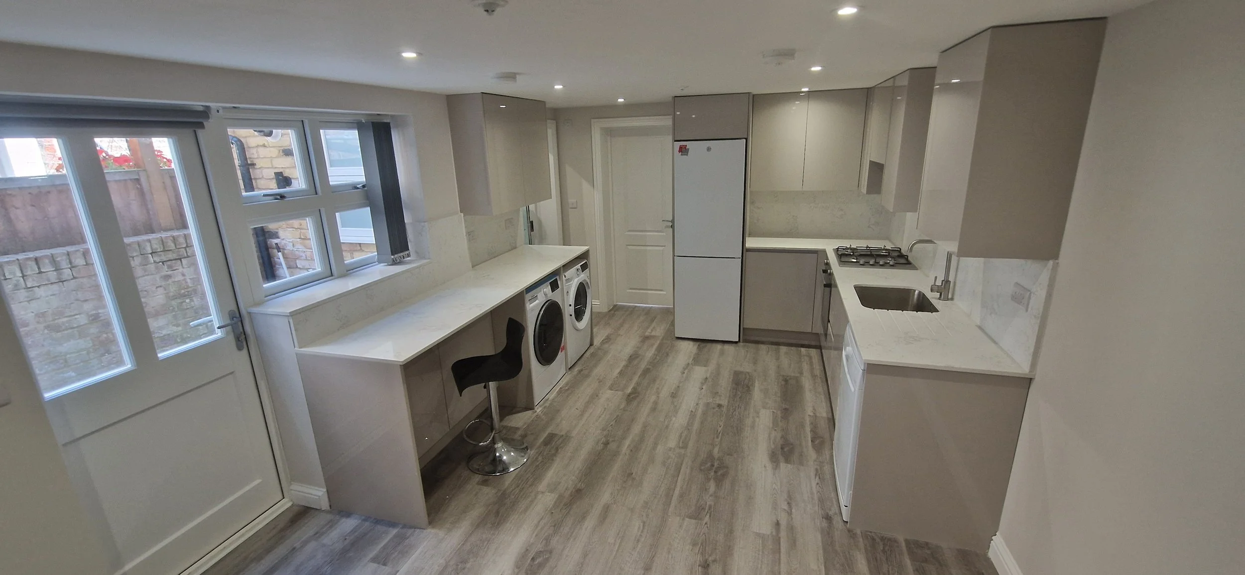 4-apartment house conversion in North London