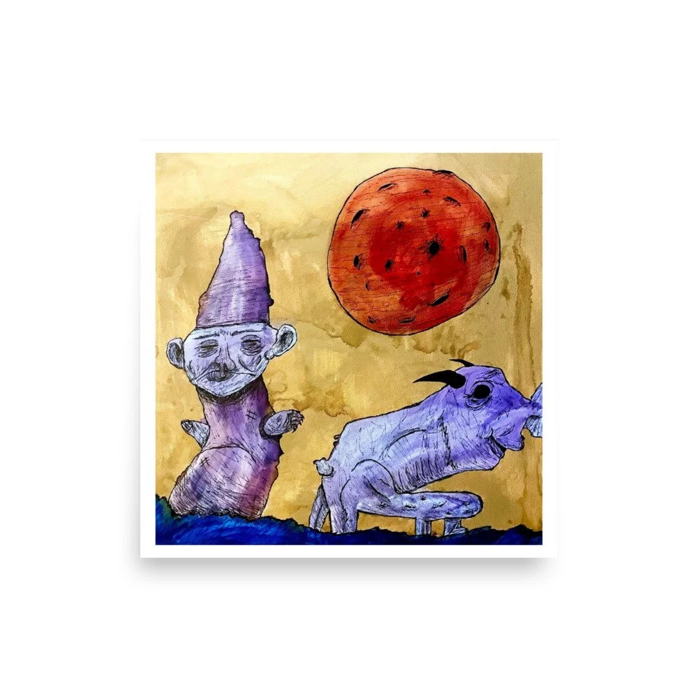 Blind Shepherd & Saiga Under Blood Moon (Neither Can See How Beautiful It Is)