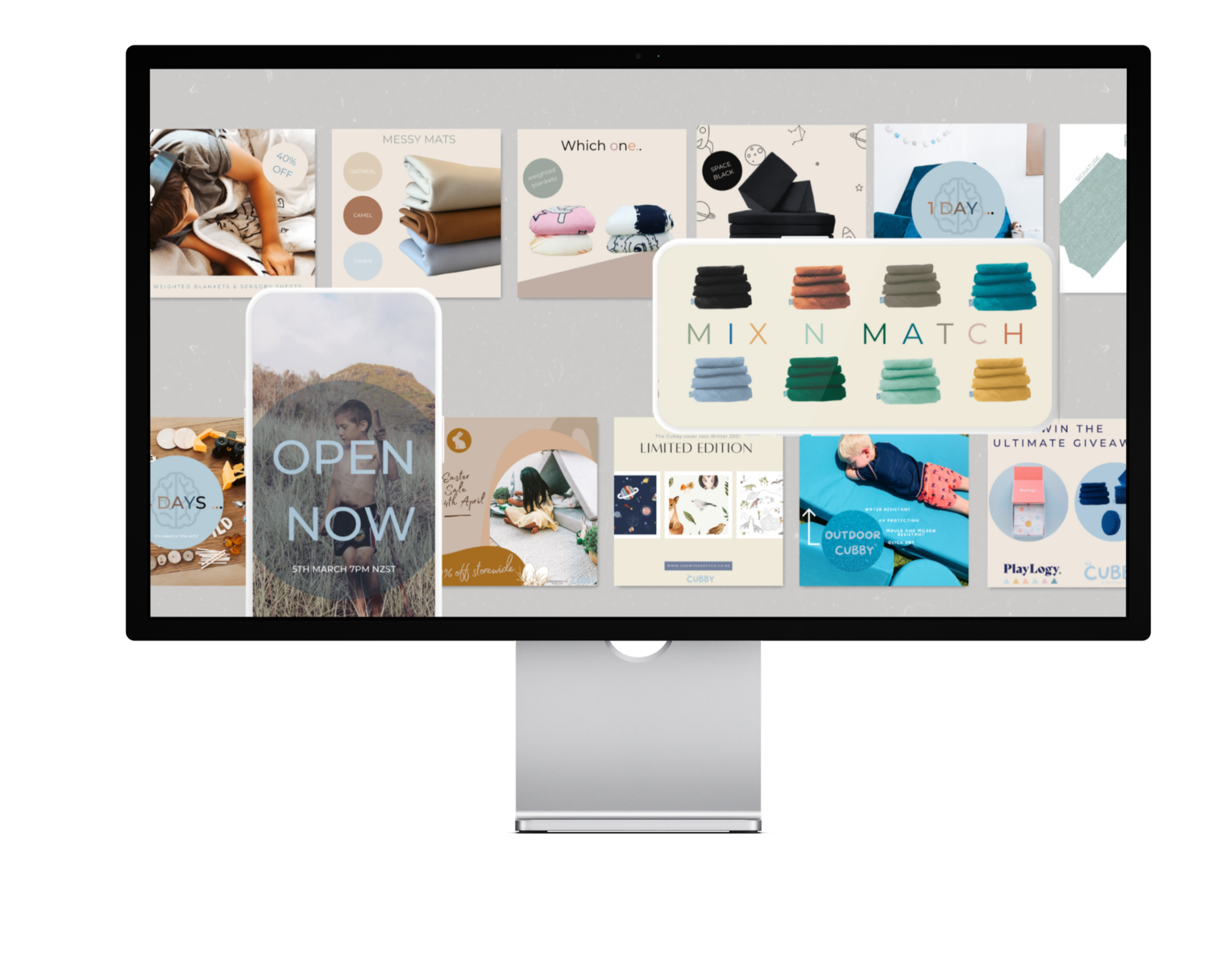 Social media presence by the social edit