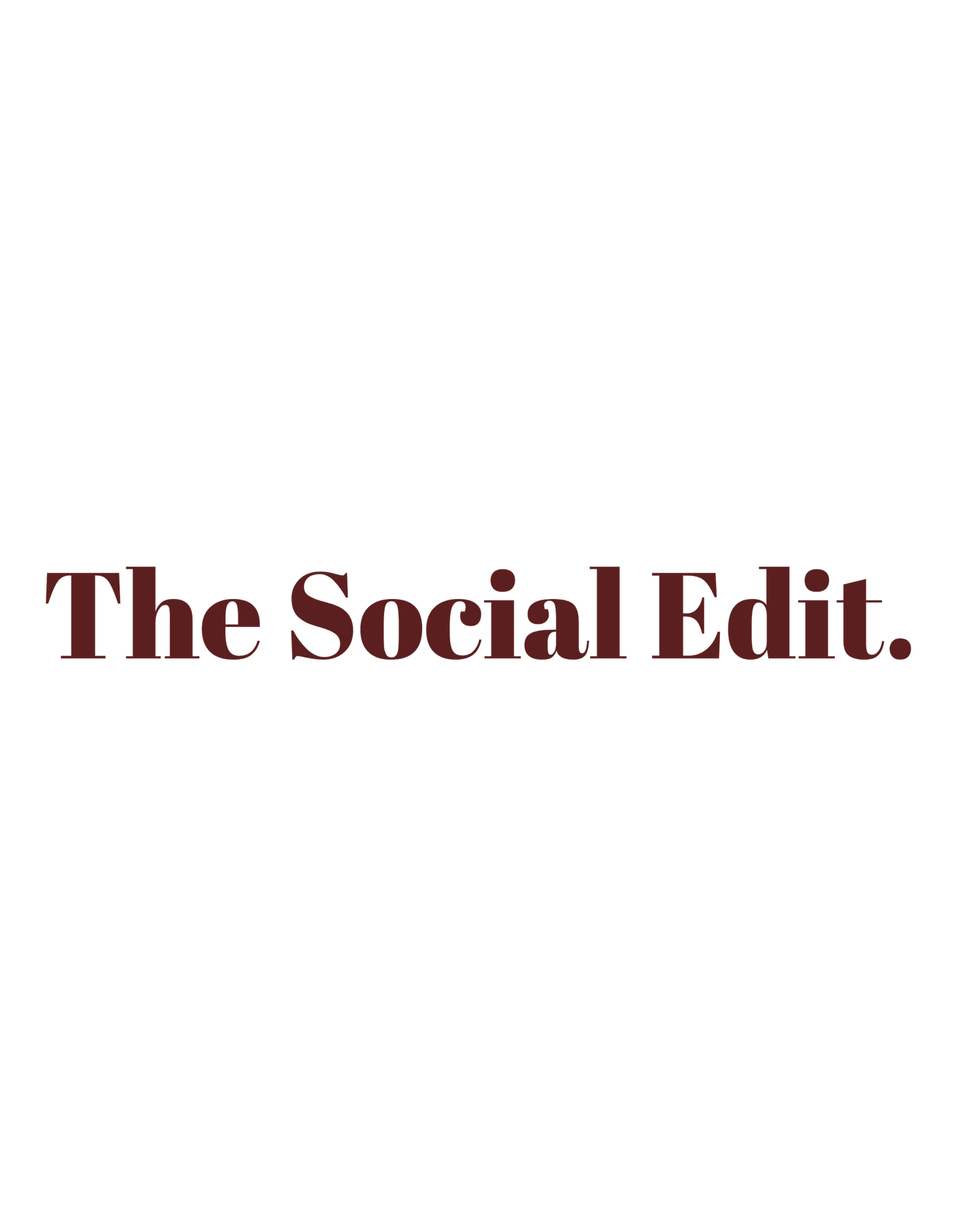 The Social Edit 