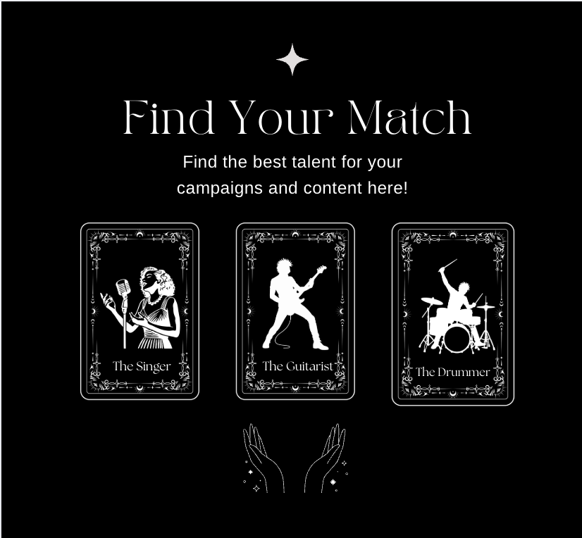 Find Your Match! Artist & Influencer Scouting