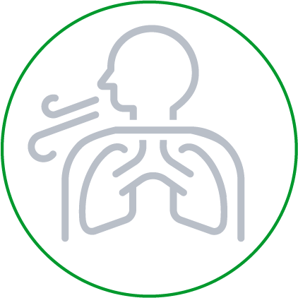 When the breathing muscles become affected,