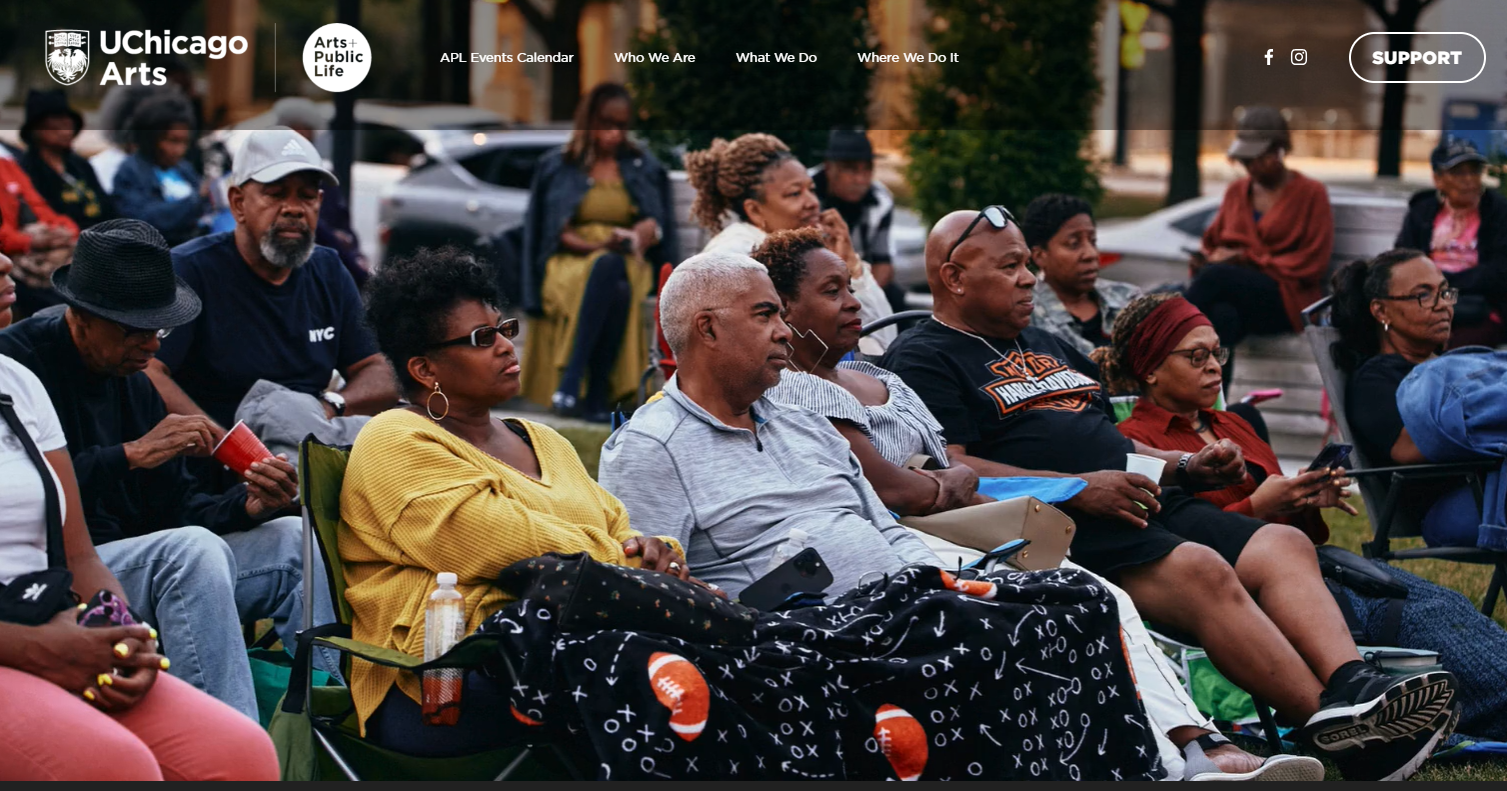 Arts + Public Life Website (UChicago)