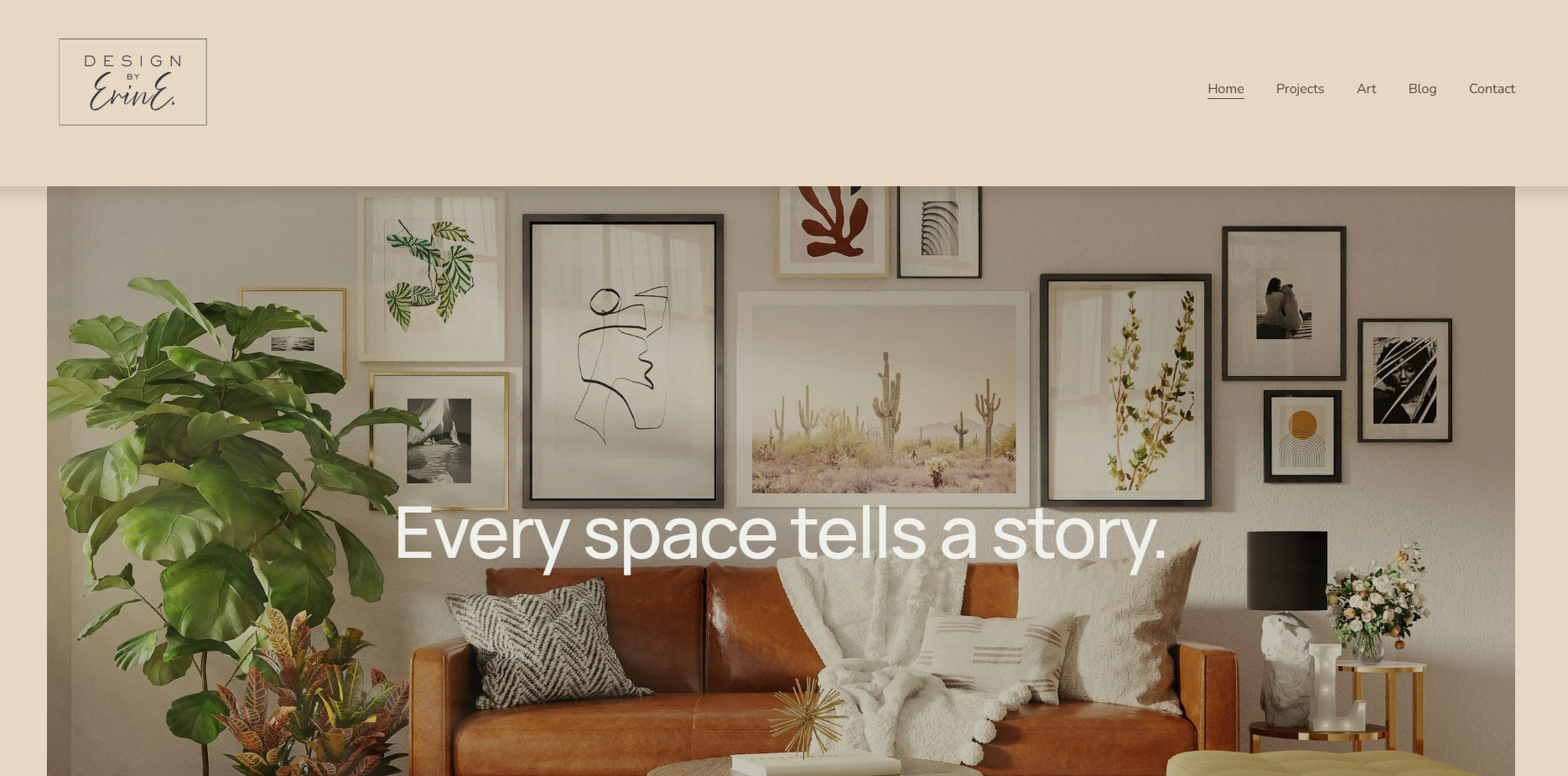 Design by Erin E. (My Interior + Spatial Design Services Website