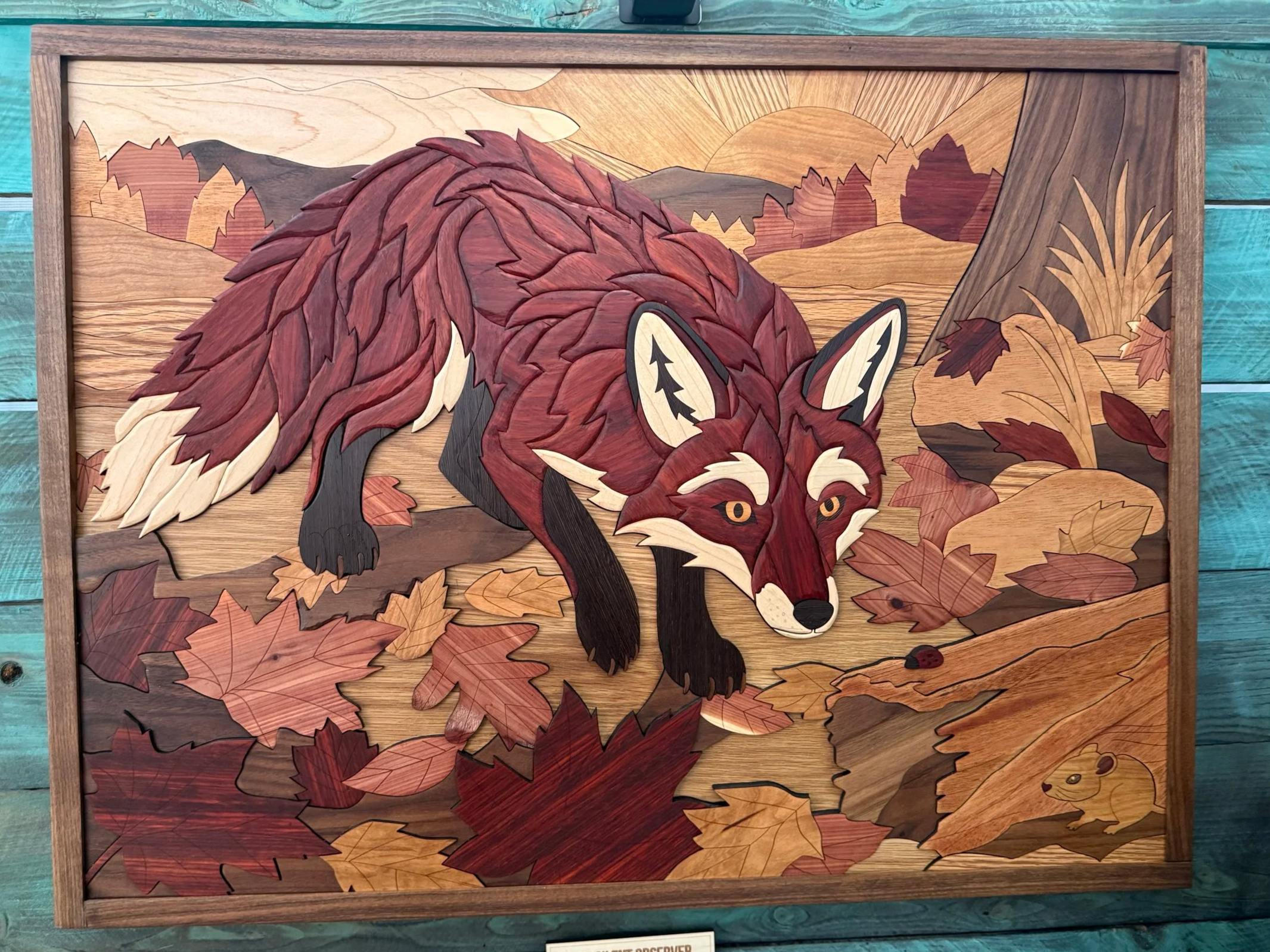 The Silent Observer - Large Fox Painting