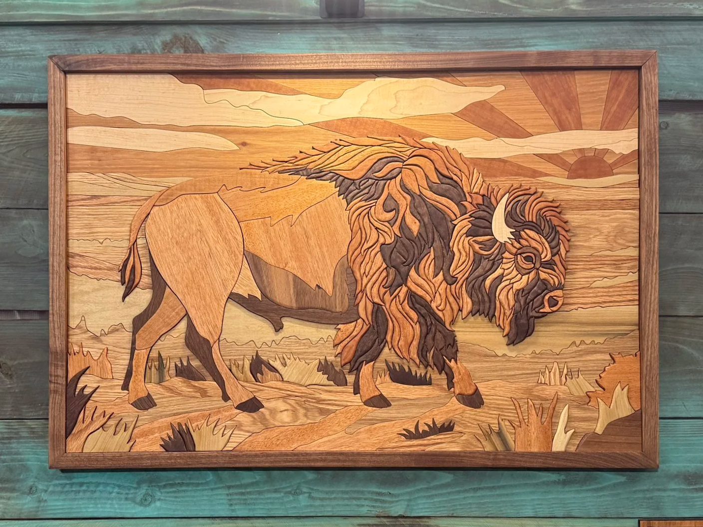 Grassland Guardian - American Bison Large Art Piece