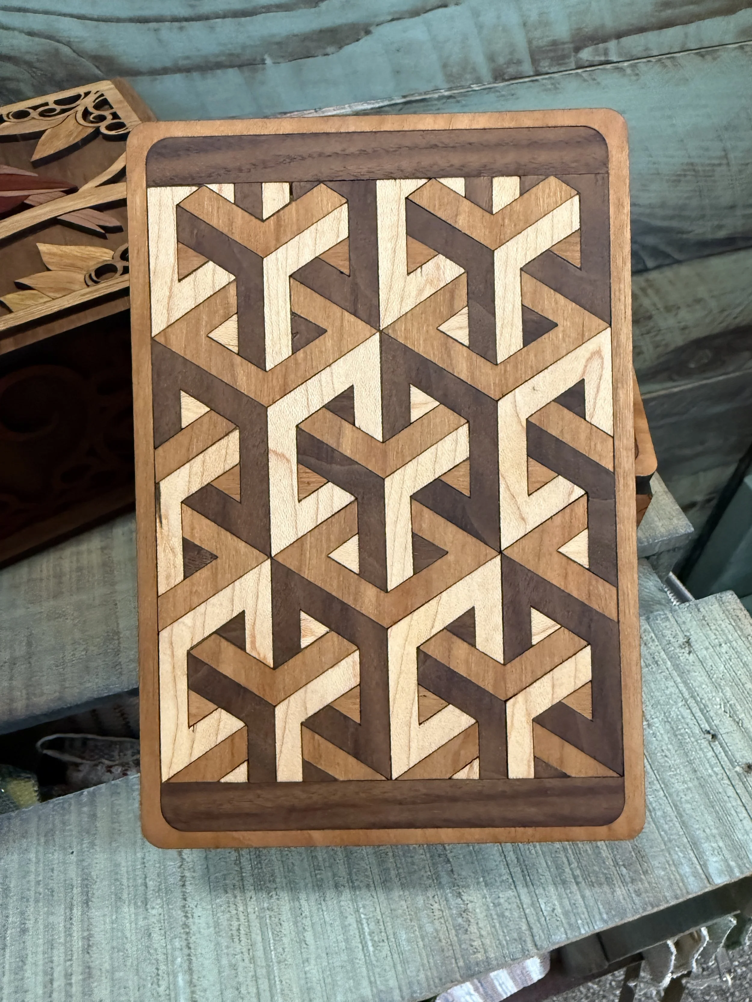 Geometric Card Box