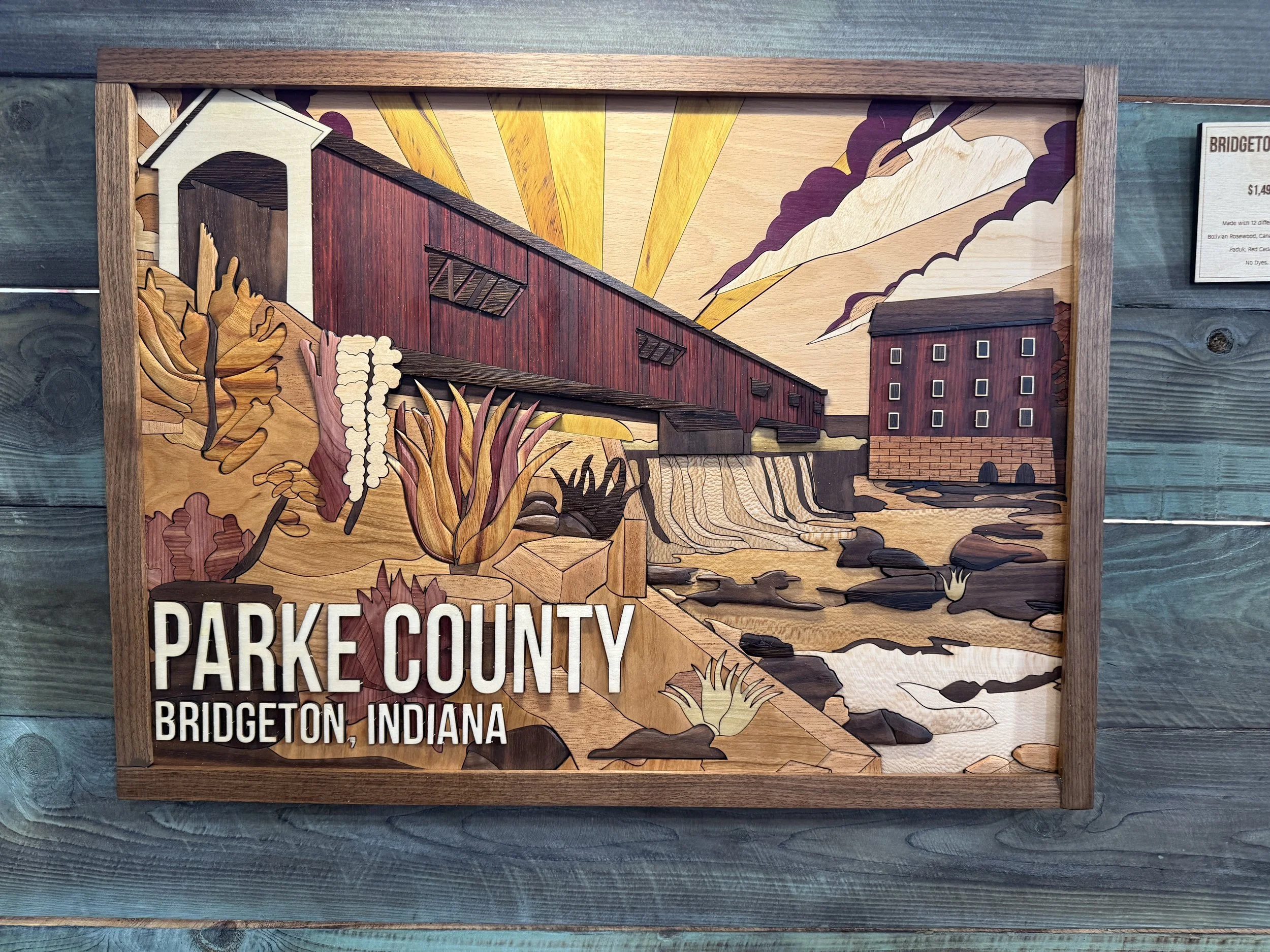 Park County Covered Bridge Art Piece