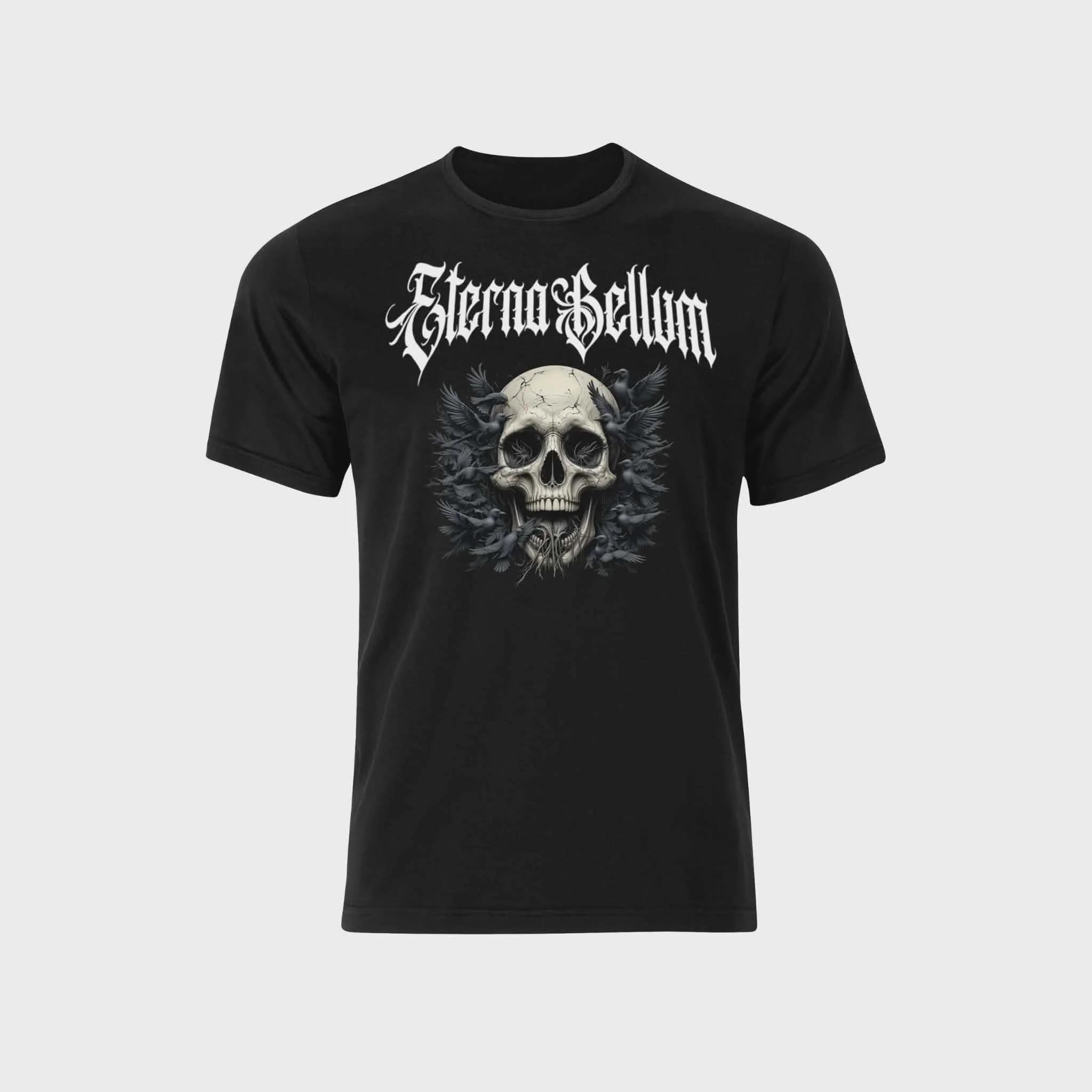 ETERNA BELLUM SKULL LOGO T-SHIRT