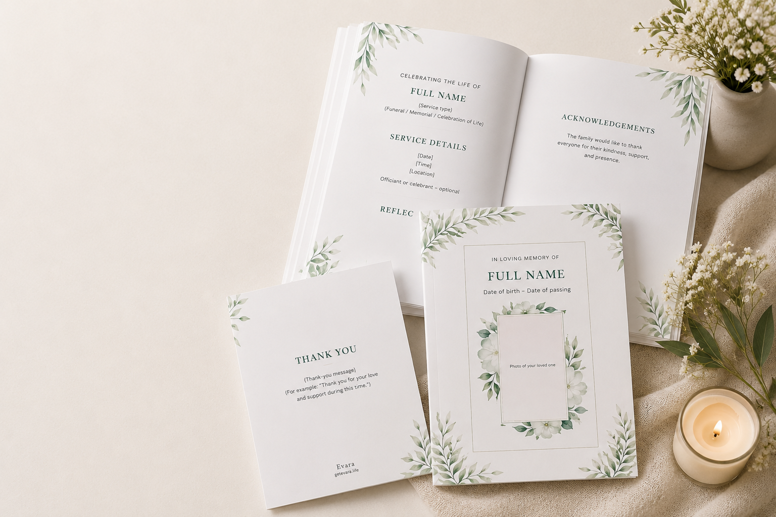 Evara booklets
