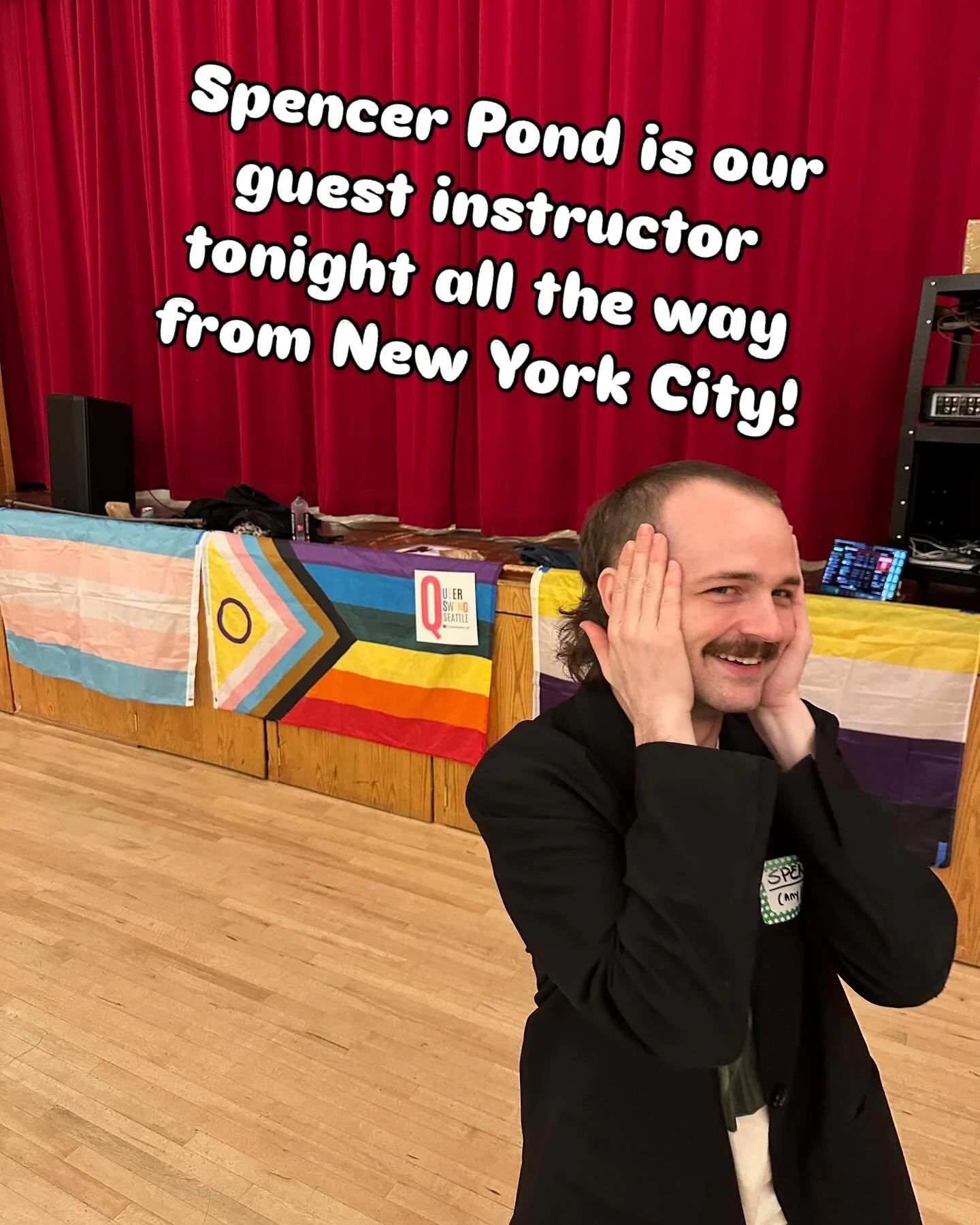 So excited to have Spencer Pond back @spenceyspice as our guest instructor this evening!!!! 🤩🤩🤩