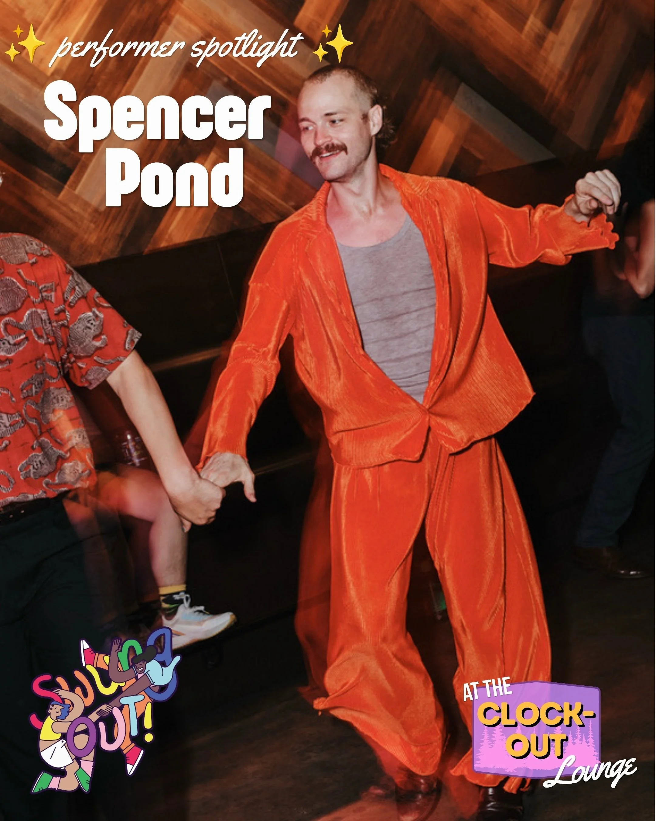 @spenceyspice (he/they) returns from NYC for Swing Out 2026! A celebrated figure in the Line Dance and two step scene, co-founder of @newyorkcityroundup and a force of nature on the floor in Lindy Hop - we are delighted to welcome them back! Spencer 