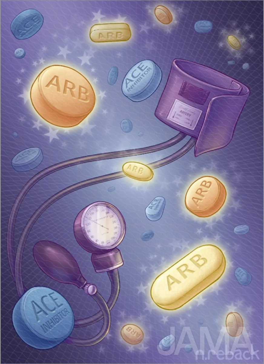 ARBs over ACE inhibitors for first-line hypertension treatment