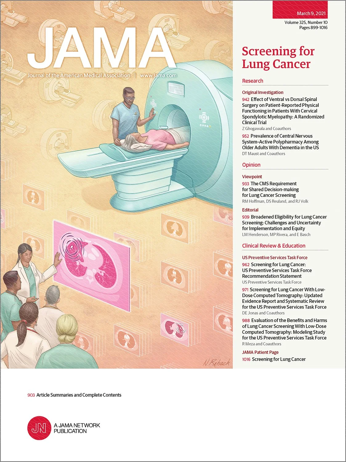 Screening for lung cancer
