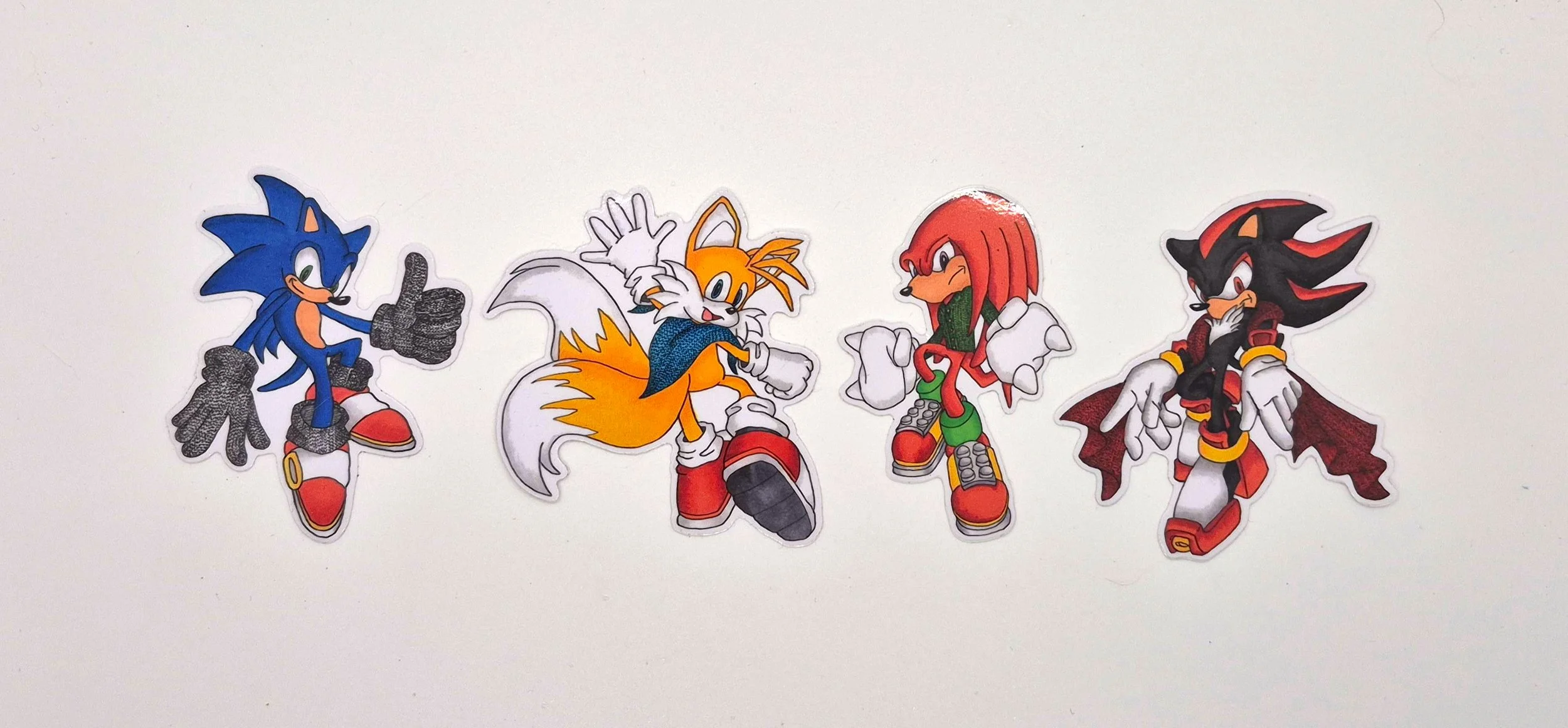 Full Set of Cozy Sonic Character Stickers