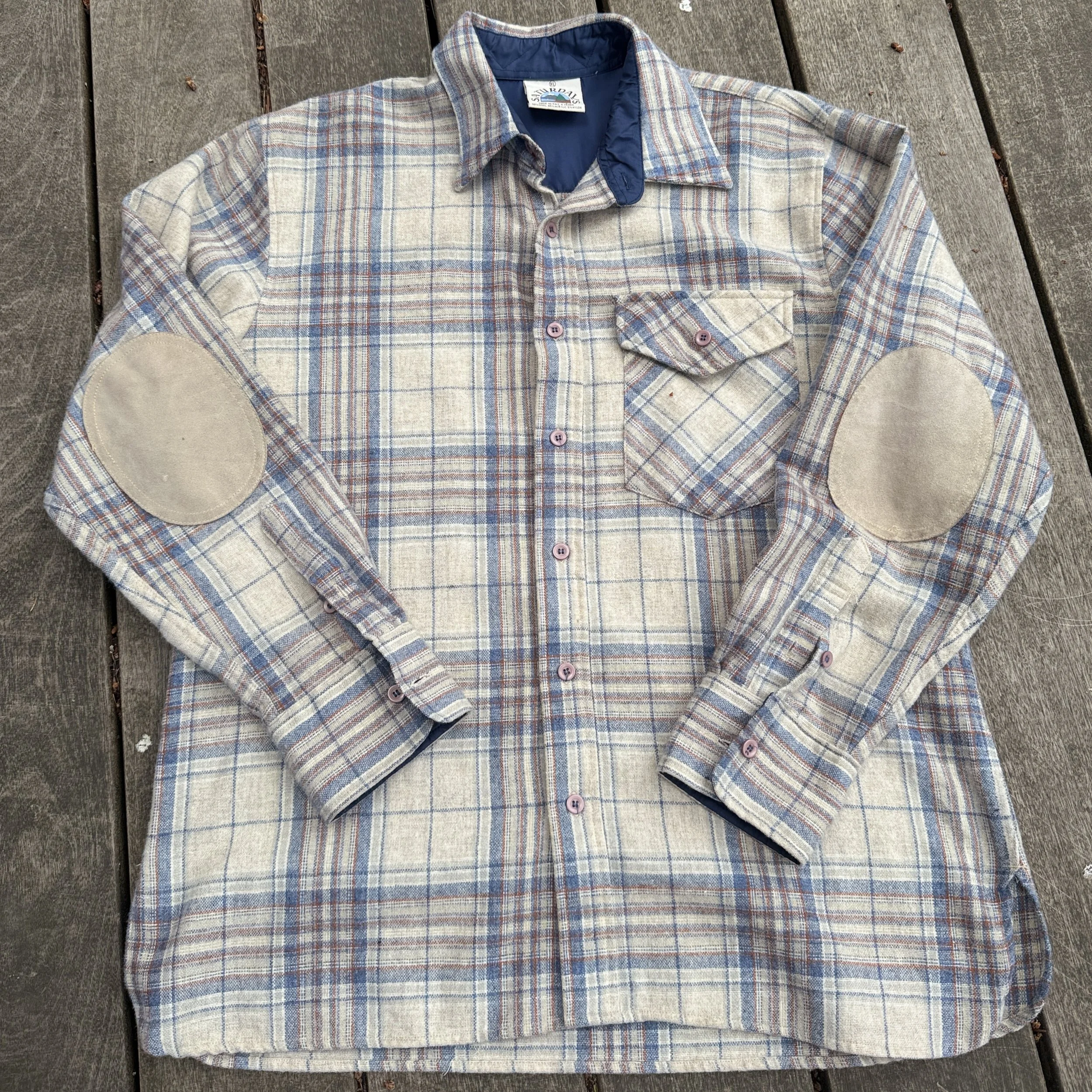 Vintage Wool Button Down Shirt