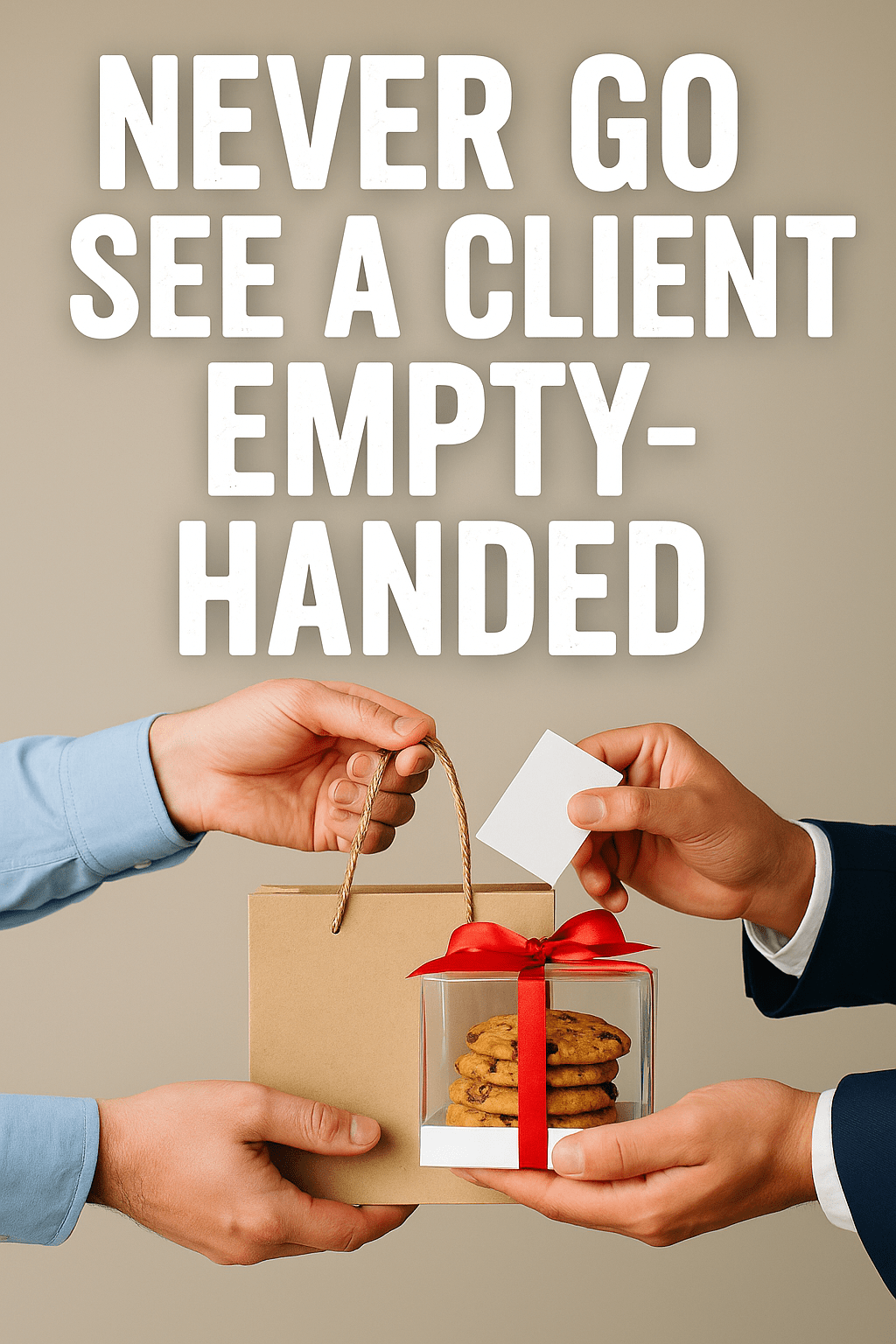 Why You Should Never Go See a Client Empty-Handed