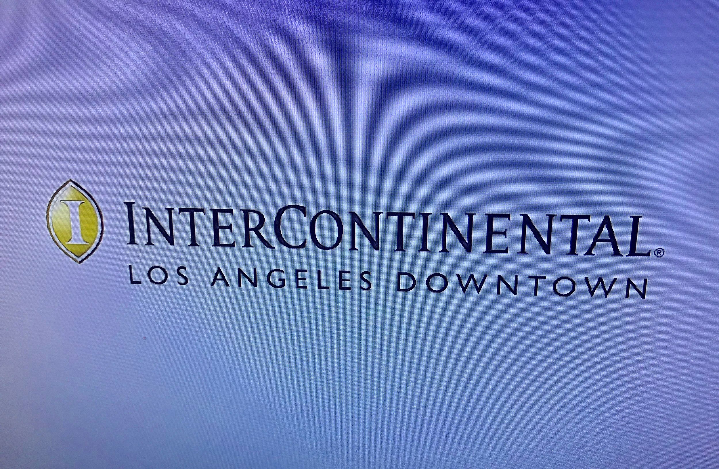 At the InterContinental Hotel - Downtown Los Angeles
