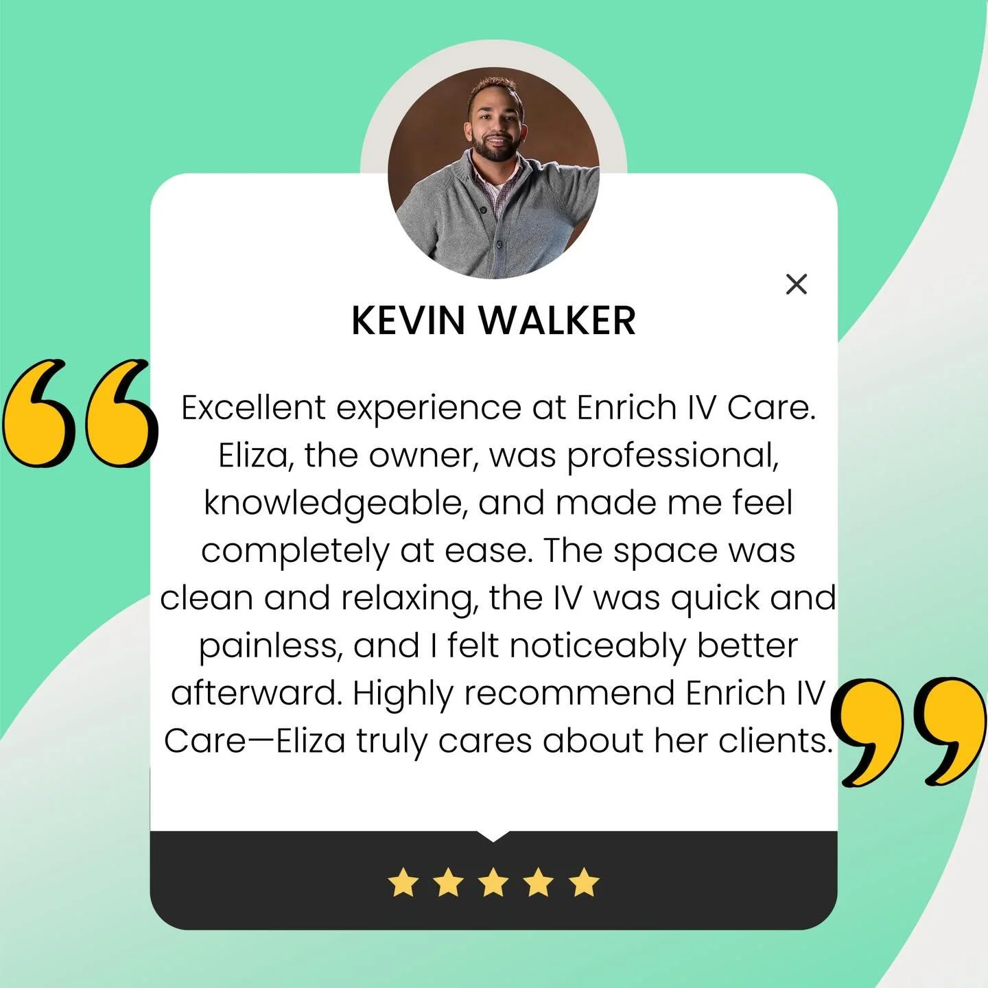 🌟Client Google Review Spotlight🌟

Reading words like these reminds me why I&rsquo;m passionate about what I do. ☺️

When care is personal and treatments are done with precision, the difference is felt-body and soul. ✨

Book your IV Infusion with me