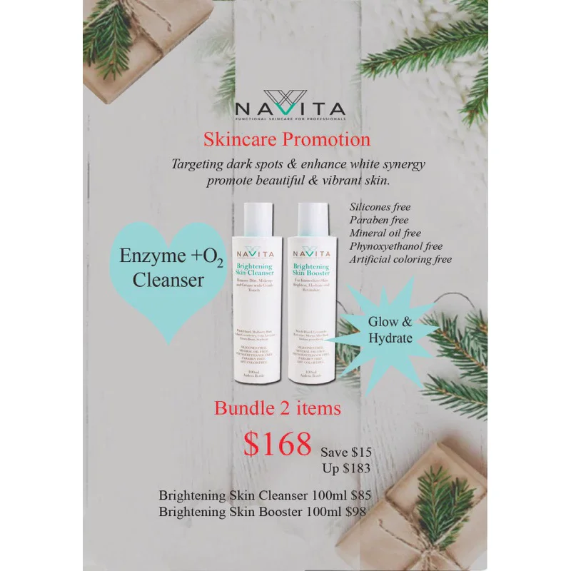 Bundle 2 items (Brightening Skin Cleanser, Brightening Skin Booster)