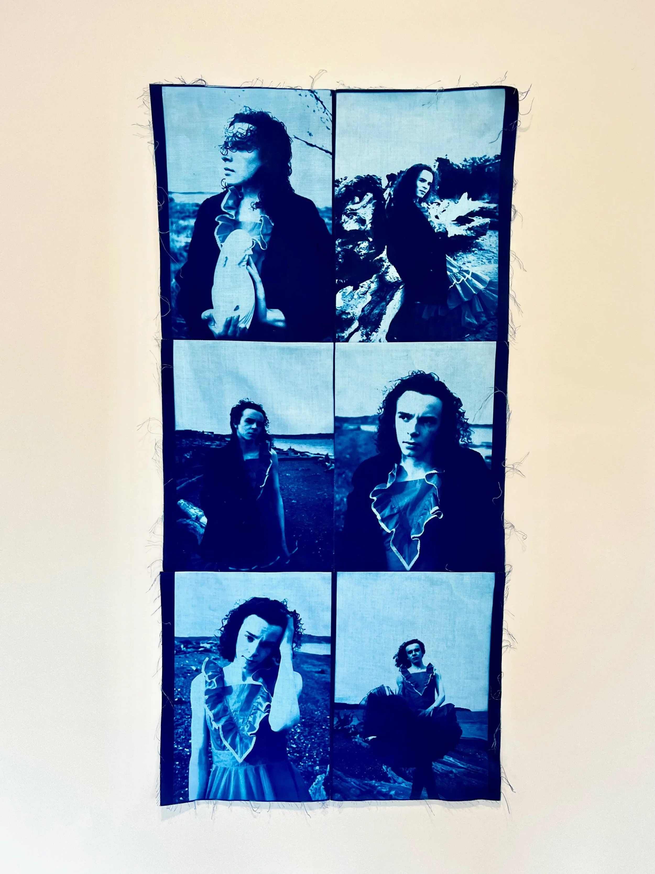 "Muse" Cyanotype Textile 2025