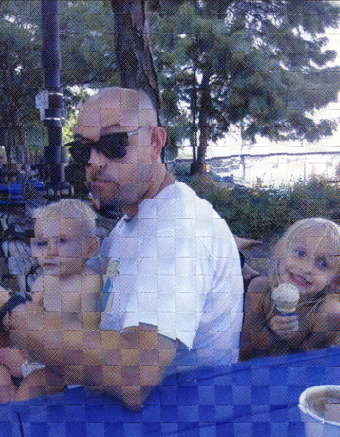 "Evanescent Adolescence" CMYK Silkscreen Print, Paper Weaving 11" x 14" 2026