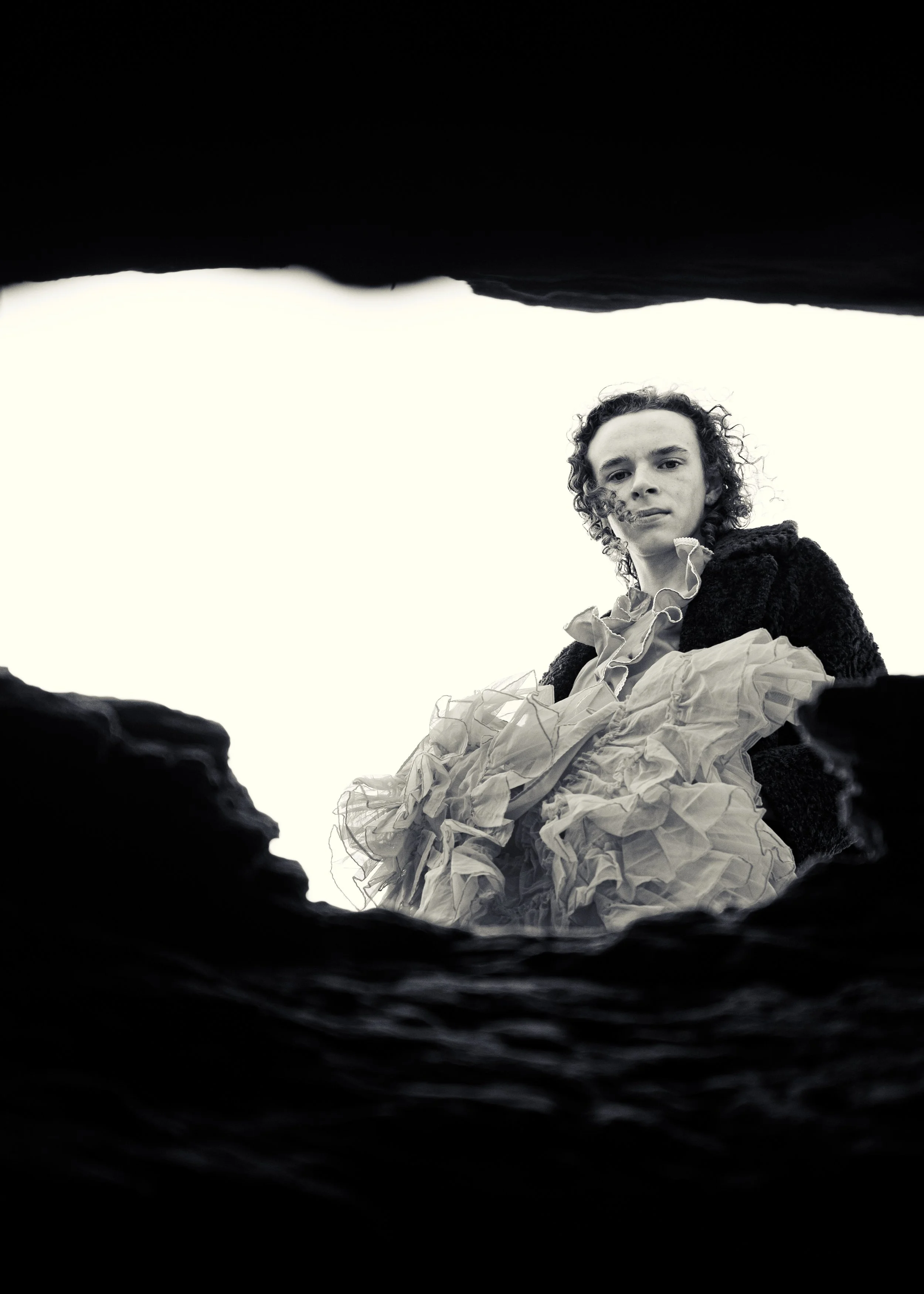 2 of 3 "My Little Square Dancer" B&W Digital Photograph 2025