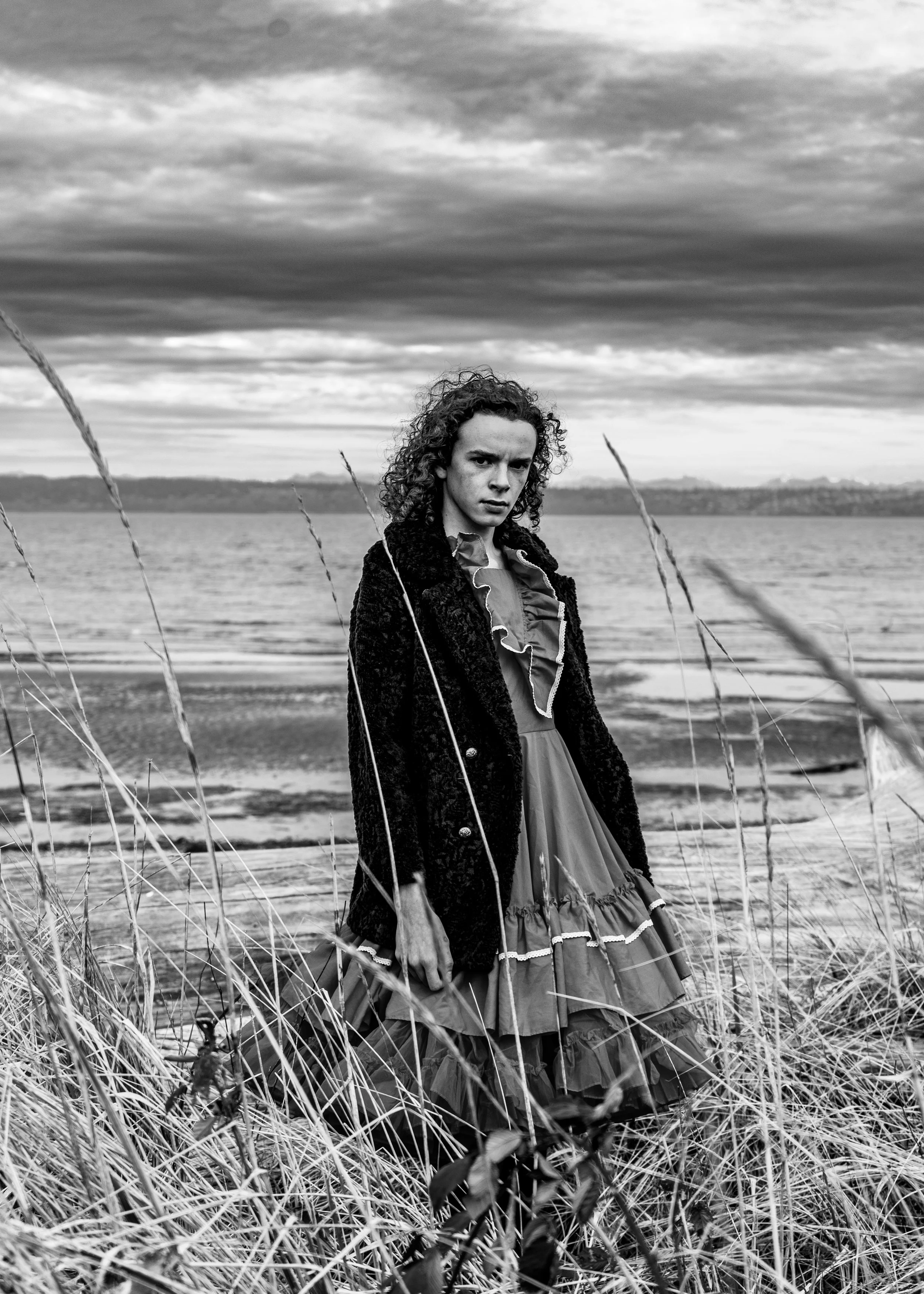 3 of 3 "My Little Square Dancer" B&W Digital Photograph 2025