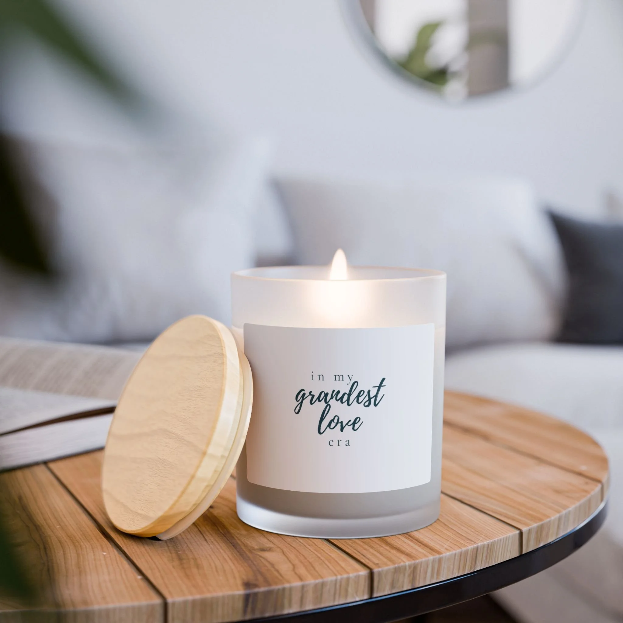 Grandest Love | 11oz Frosted Glass Candle