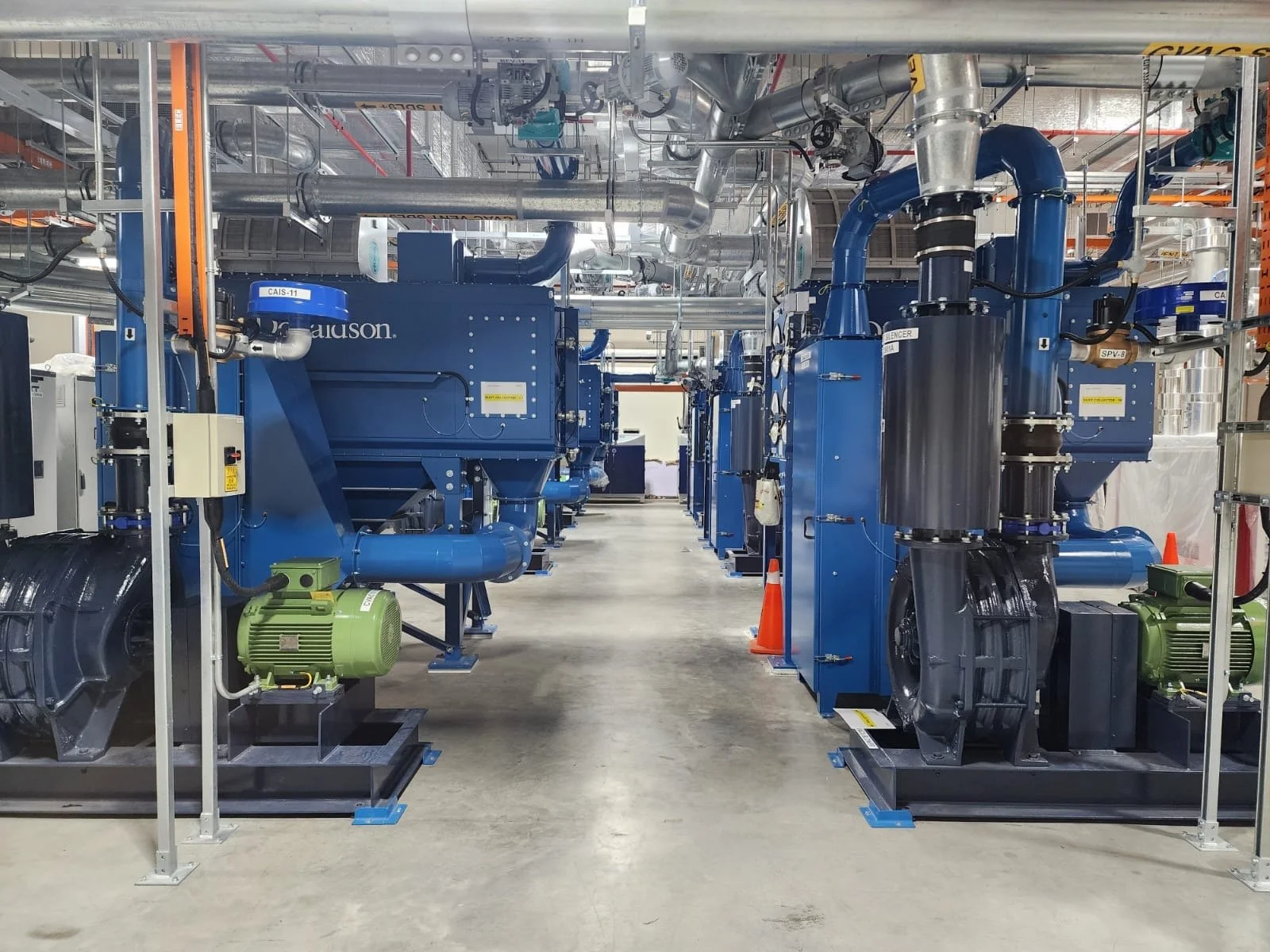 Centralised industrial vacuum system in a Singapore facility