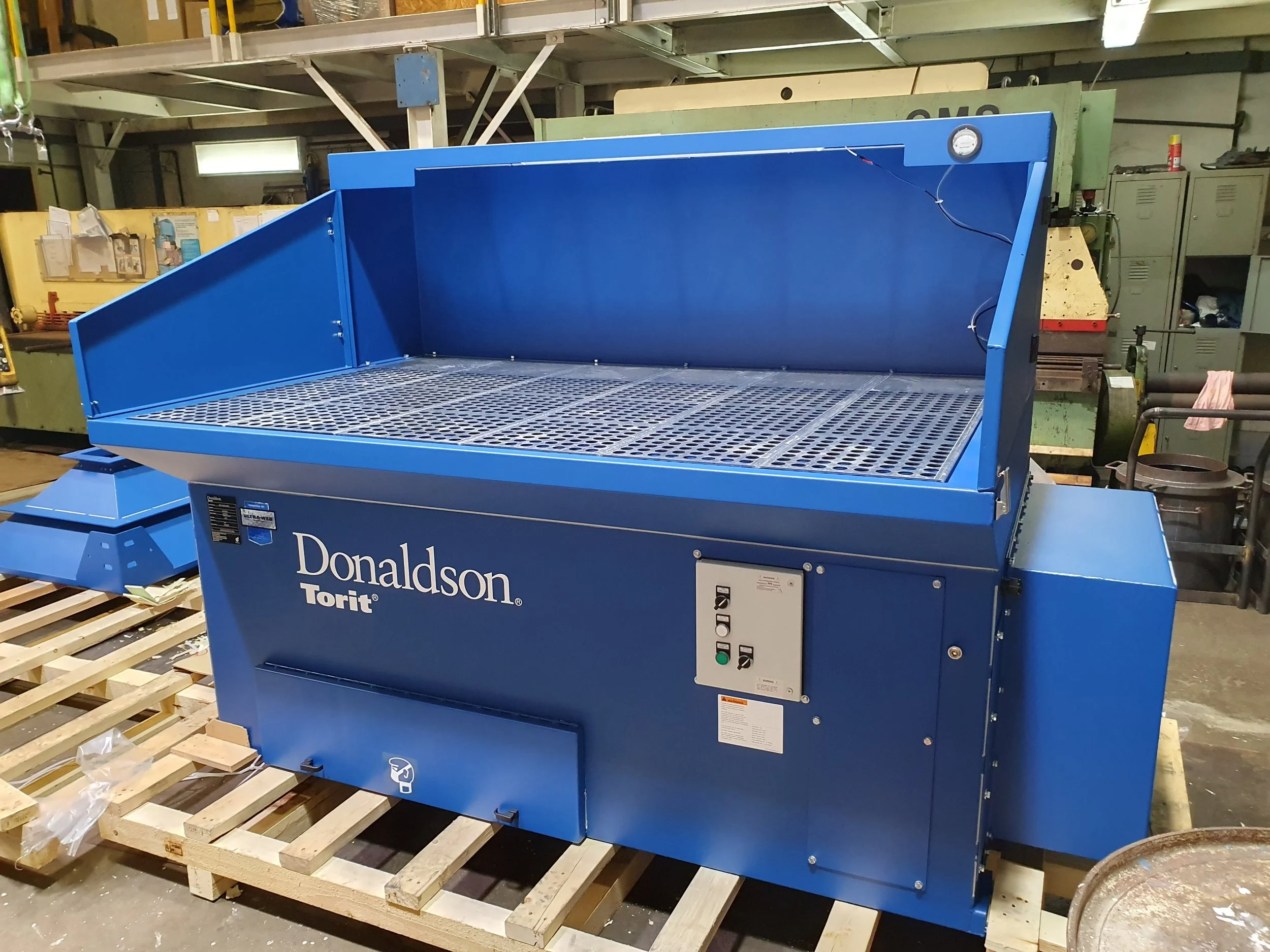 Blue Donaldson Torit Downdraft table
