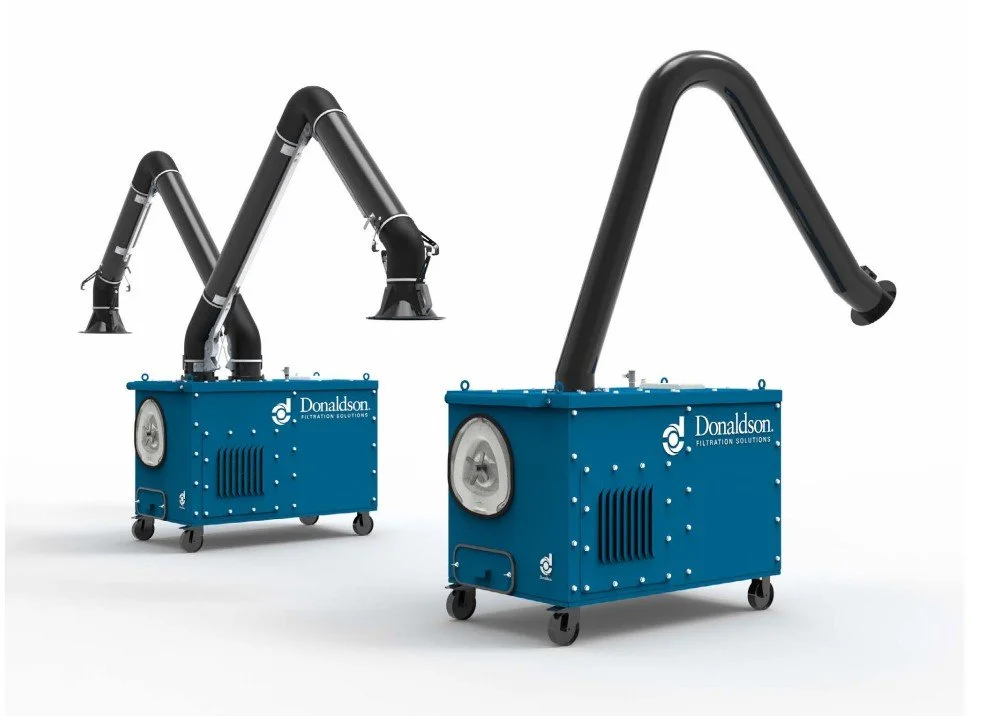 Portable fume extraction units