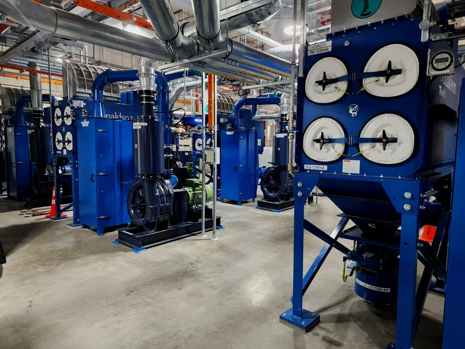 Multiple centralised vacuum systems