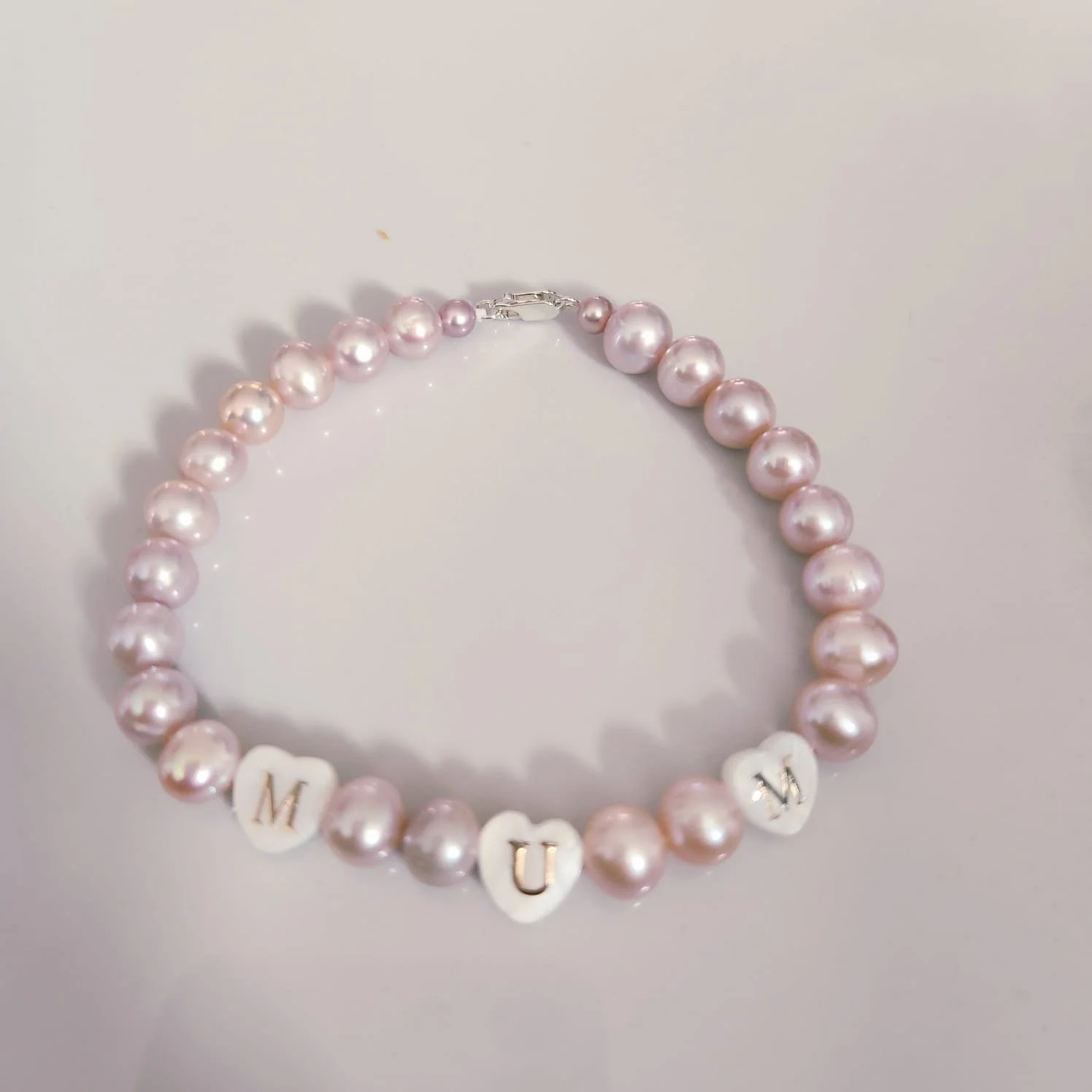 Mila 6-7mm Rose Colour Pearl Bracelet