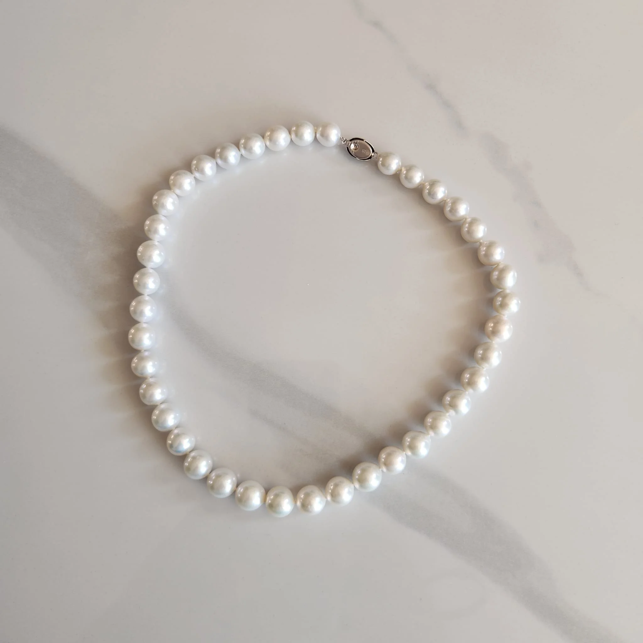 9-11mm Pearl White Necklace