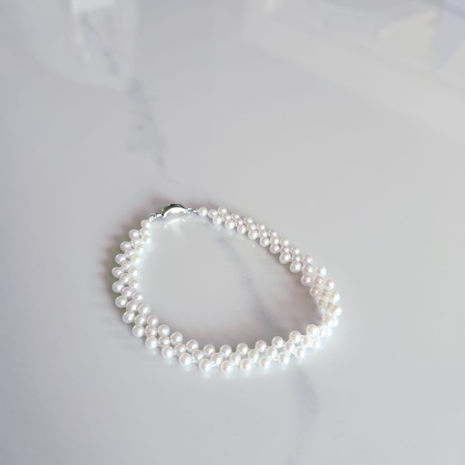 Audrey II - 3-3.5mm Pearl Bracelet