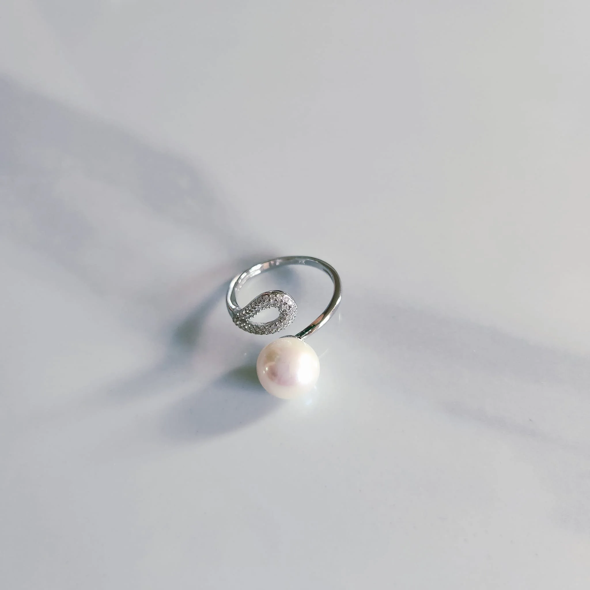Serenity Pearl Ring 10-11mm (Adjustable)