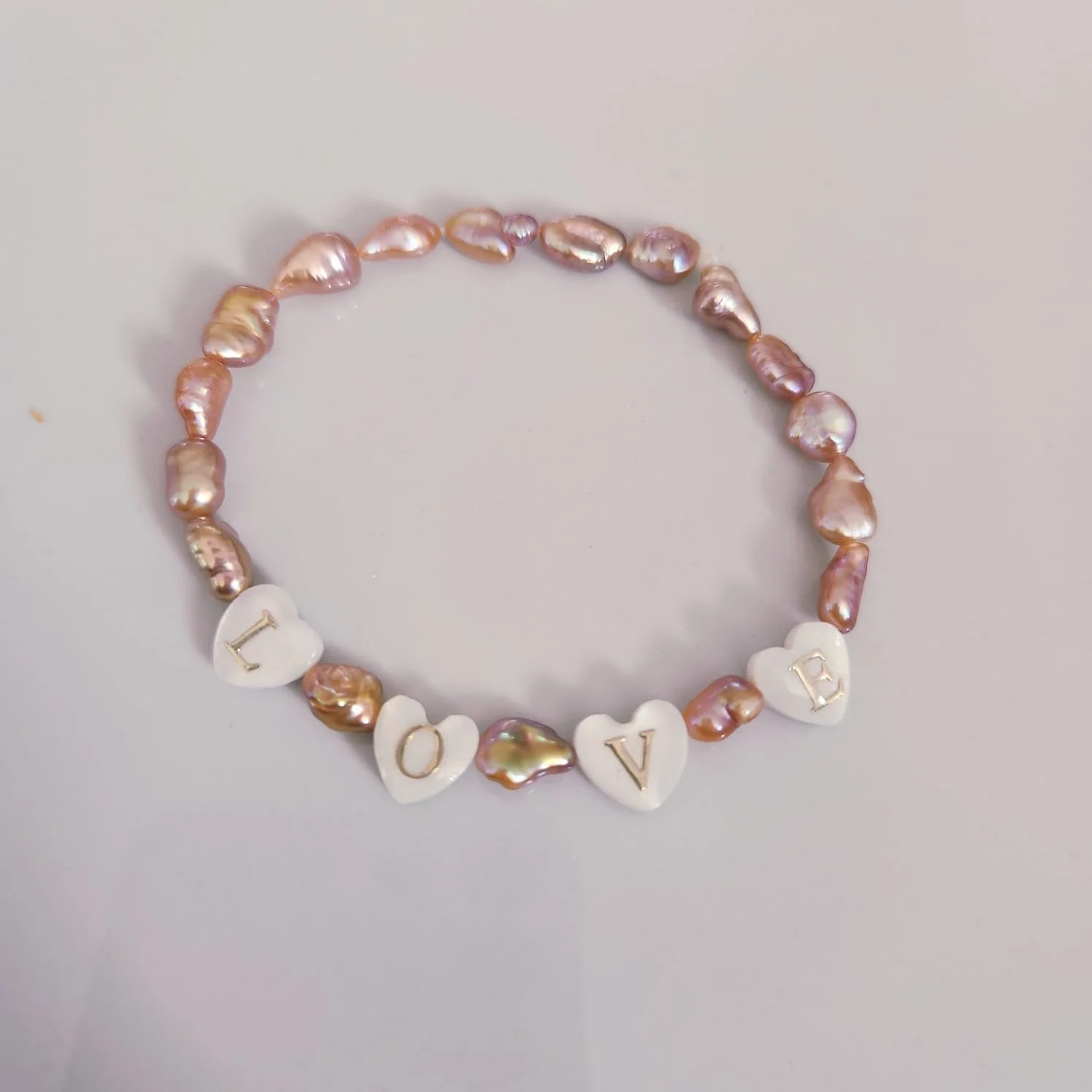 Amara Baroque Pearl Bracelet (Stretchable)