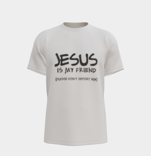'Jesus is My Friend' White Tee