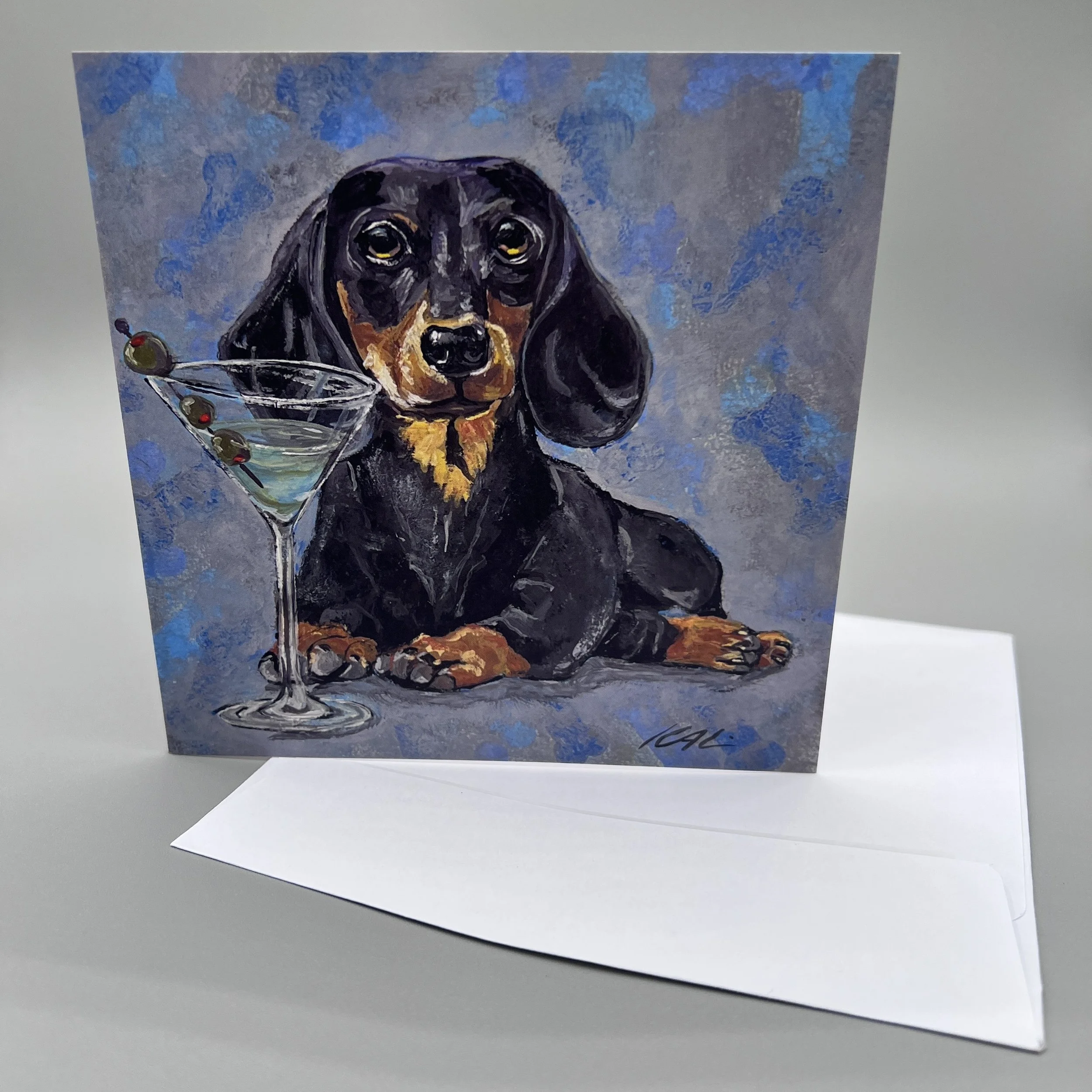 Cocktail Weiner Card