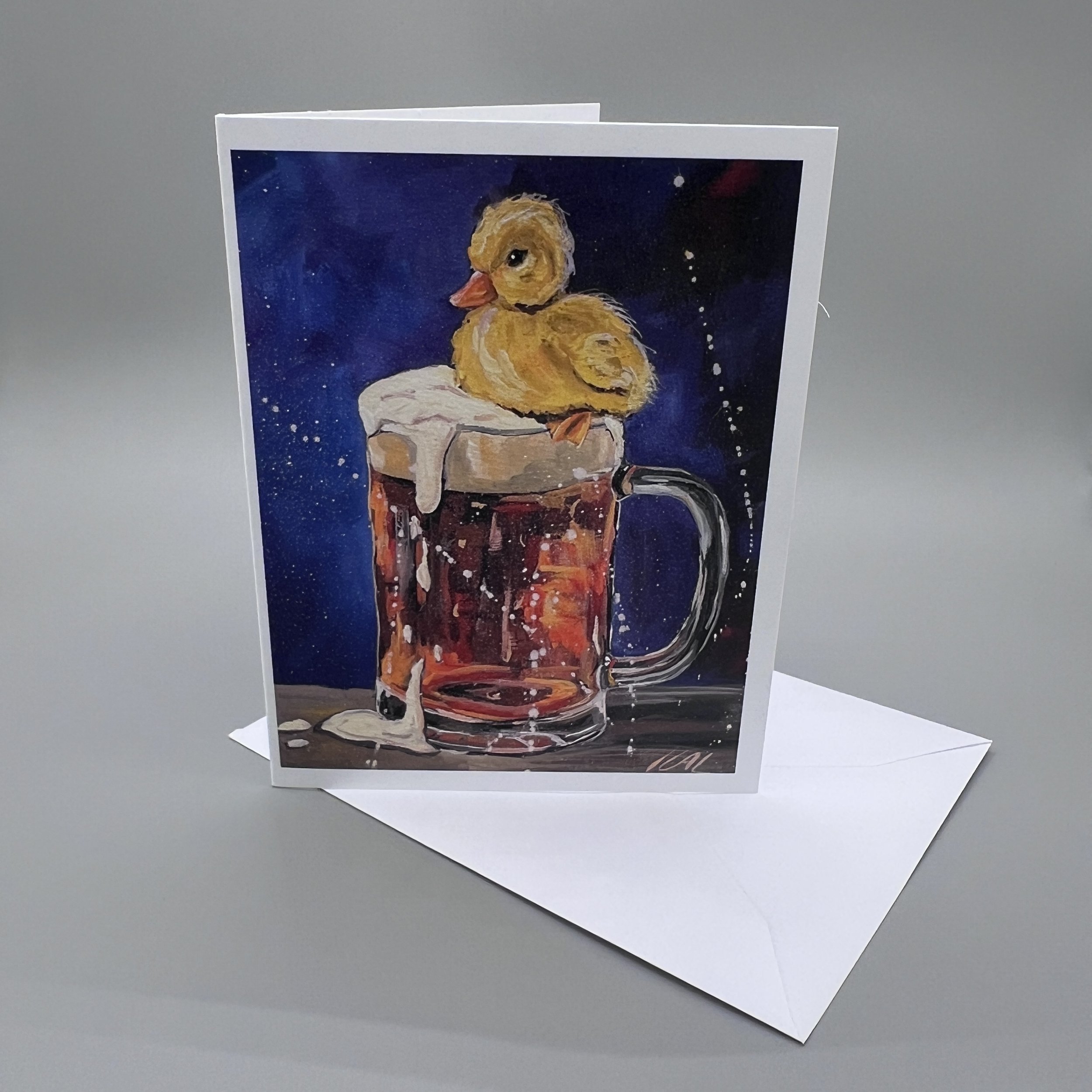 Frothy Duck Card