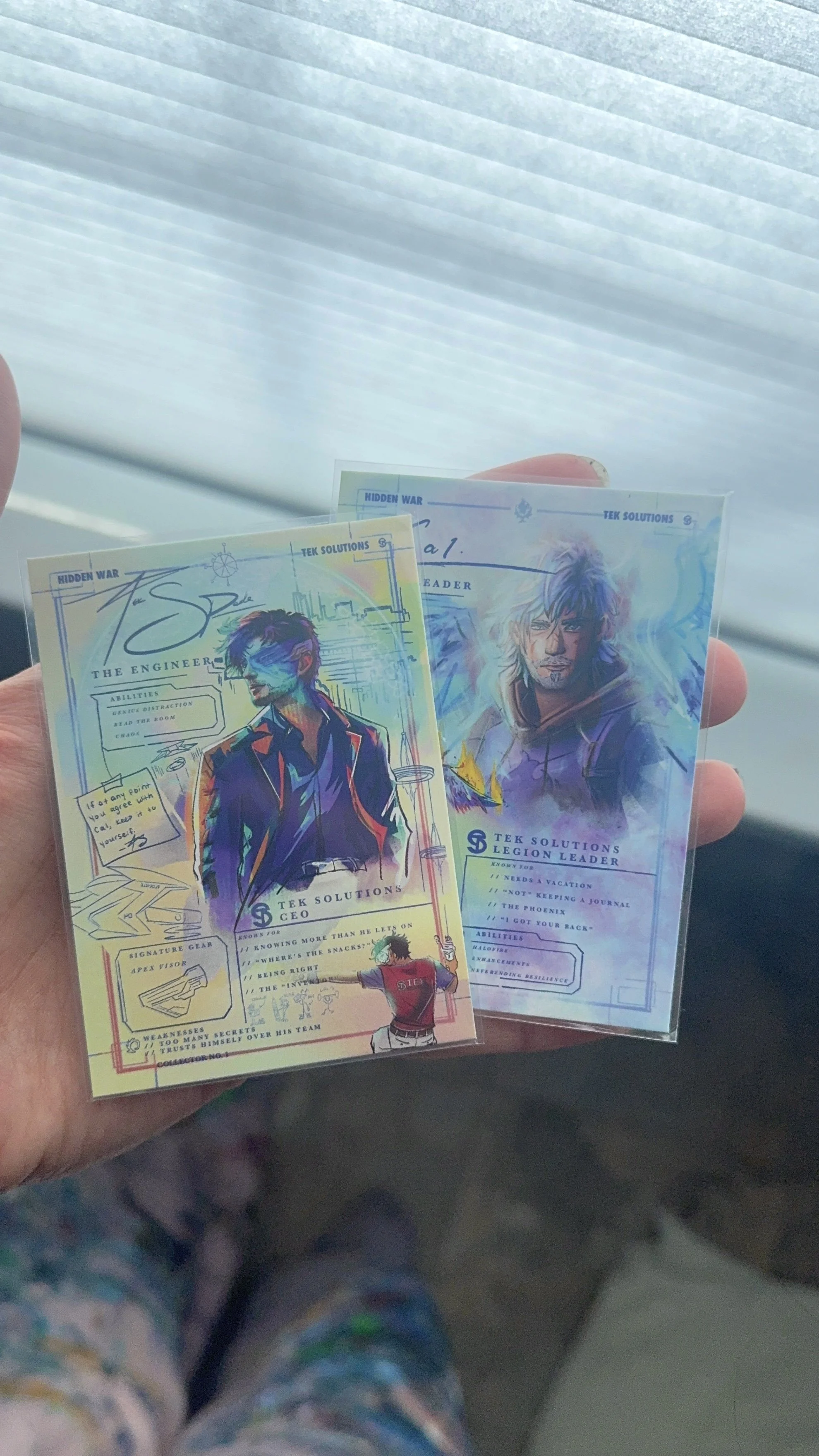 Cal & Tek Trading Cards Two Pack