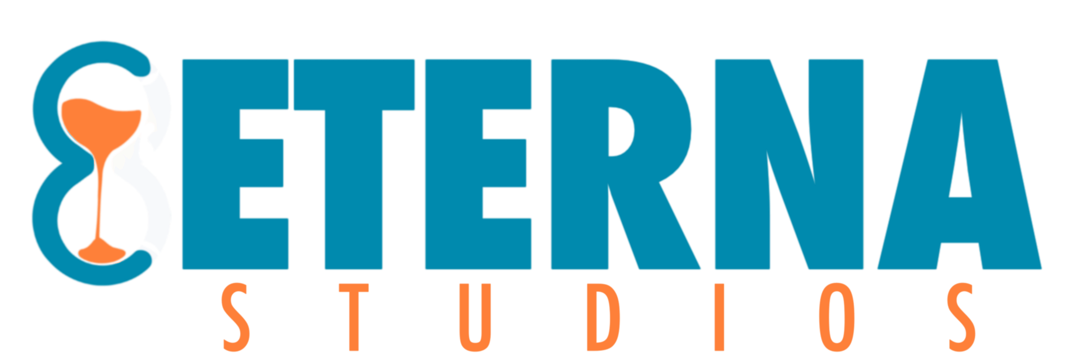 The logo of SHEERMA STUDIOS with the word SHEERMA in large blue letters and the word STUDIOS in smaller orange letters below. The logo includes a stylized letter 'S' with a drop shape inside it, resembling a candle or flame, with colors orange and dark blue.
