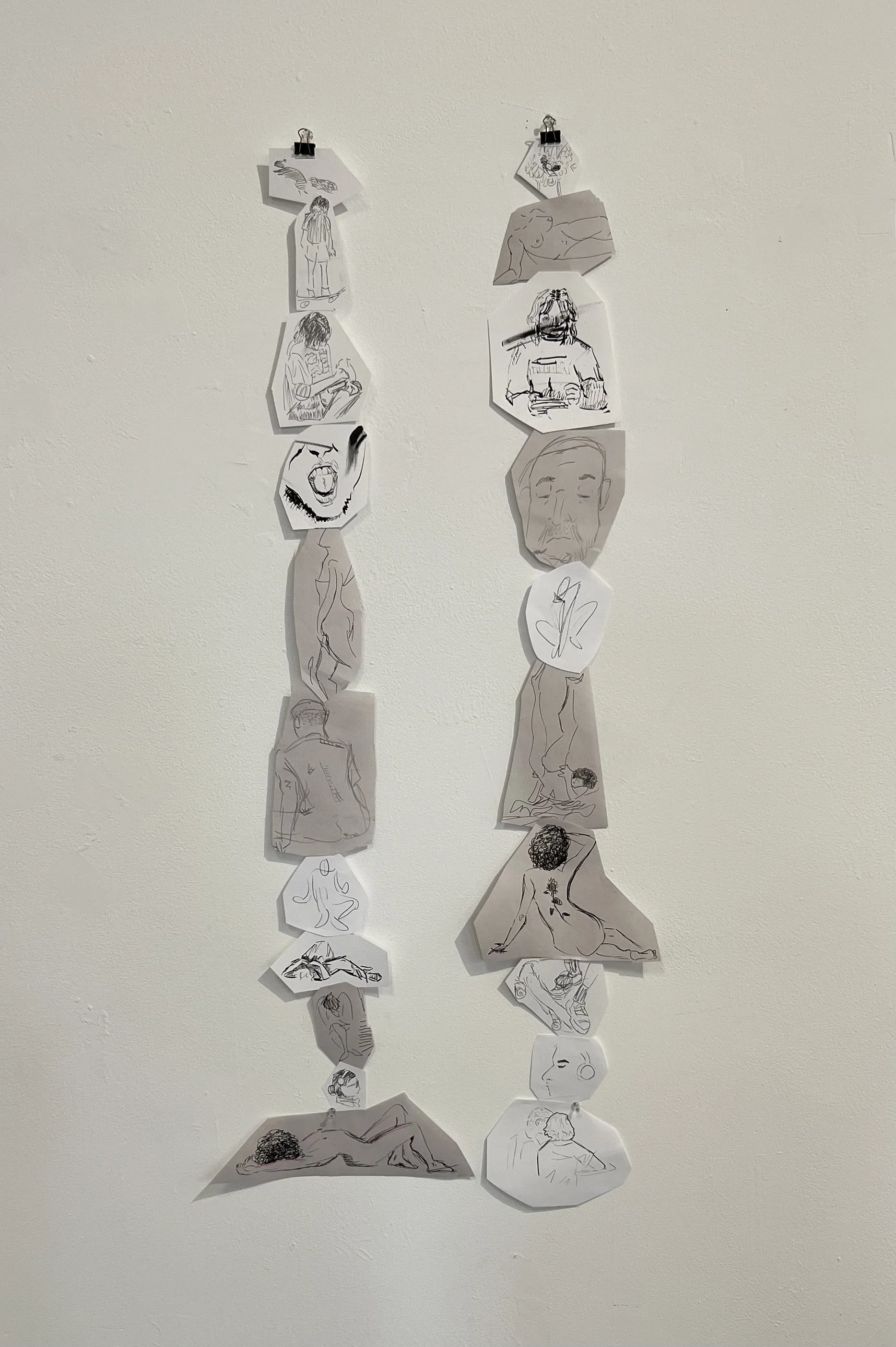 Untitled, 2025. Ink on paper. 