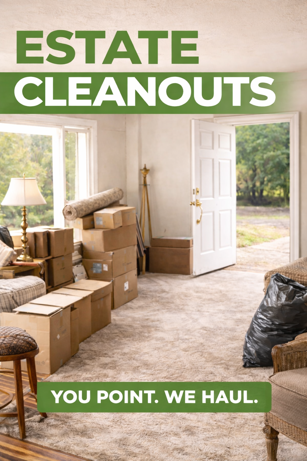 Junk Bros offers professional and reliable estate cleanout service in Staunton Virginia. Get your free quote today.
