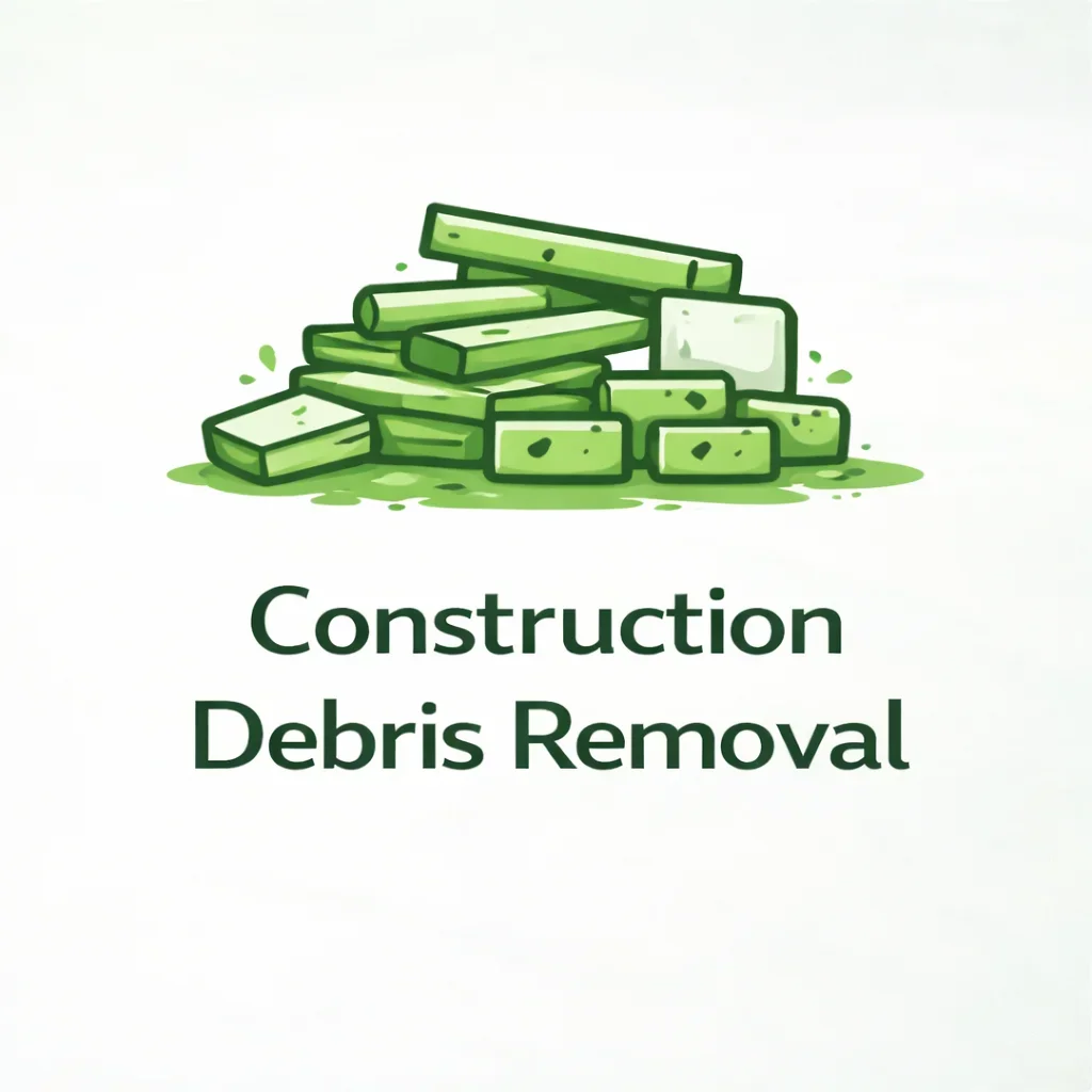 Junk Bros provides professional construction debris removal in Staunton, VA, hauling renovation waste, wood, drywall, scrap materials, and job site debris for homeowners and contractors.