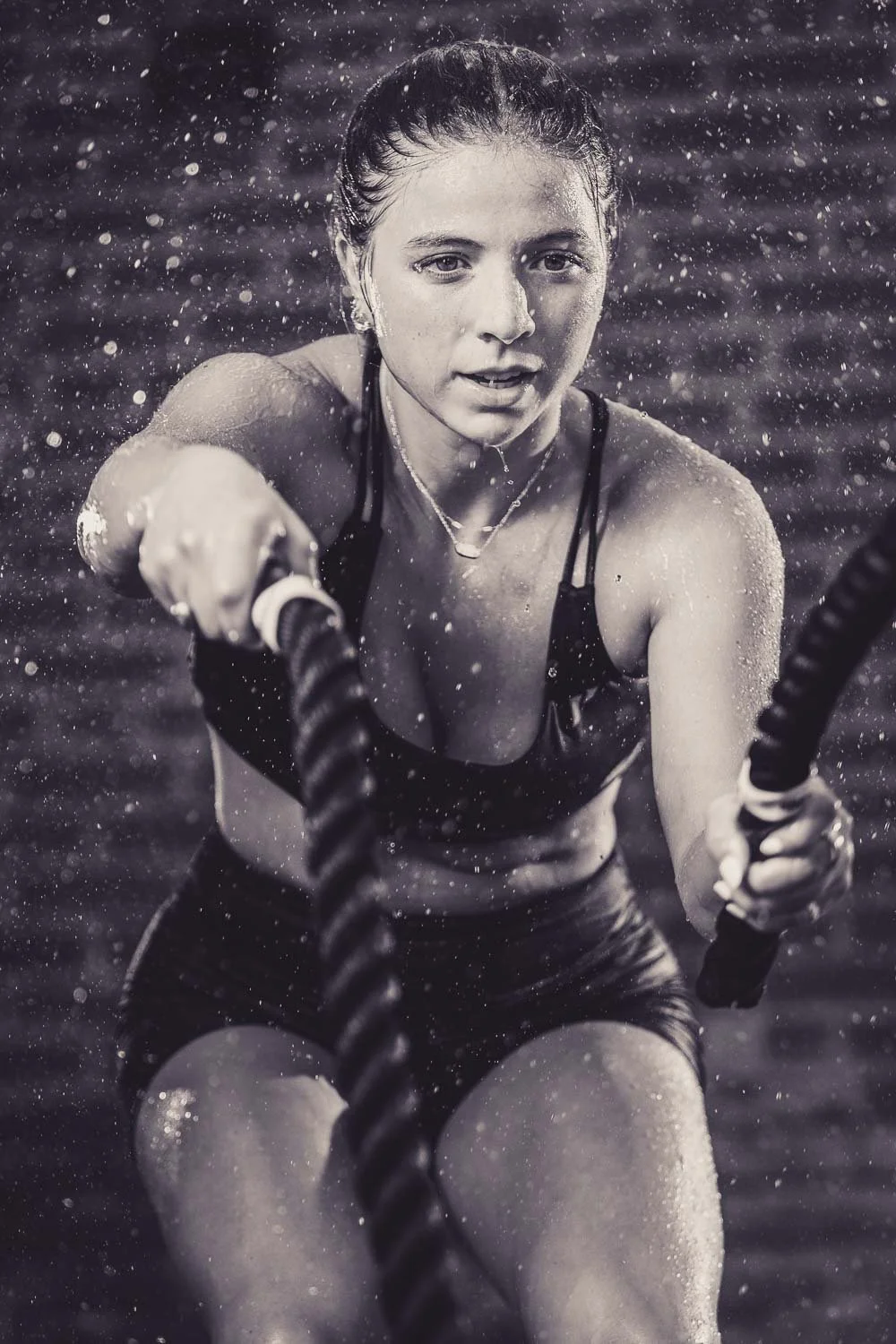 epic female personal trainer portrait photo