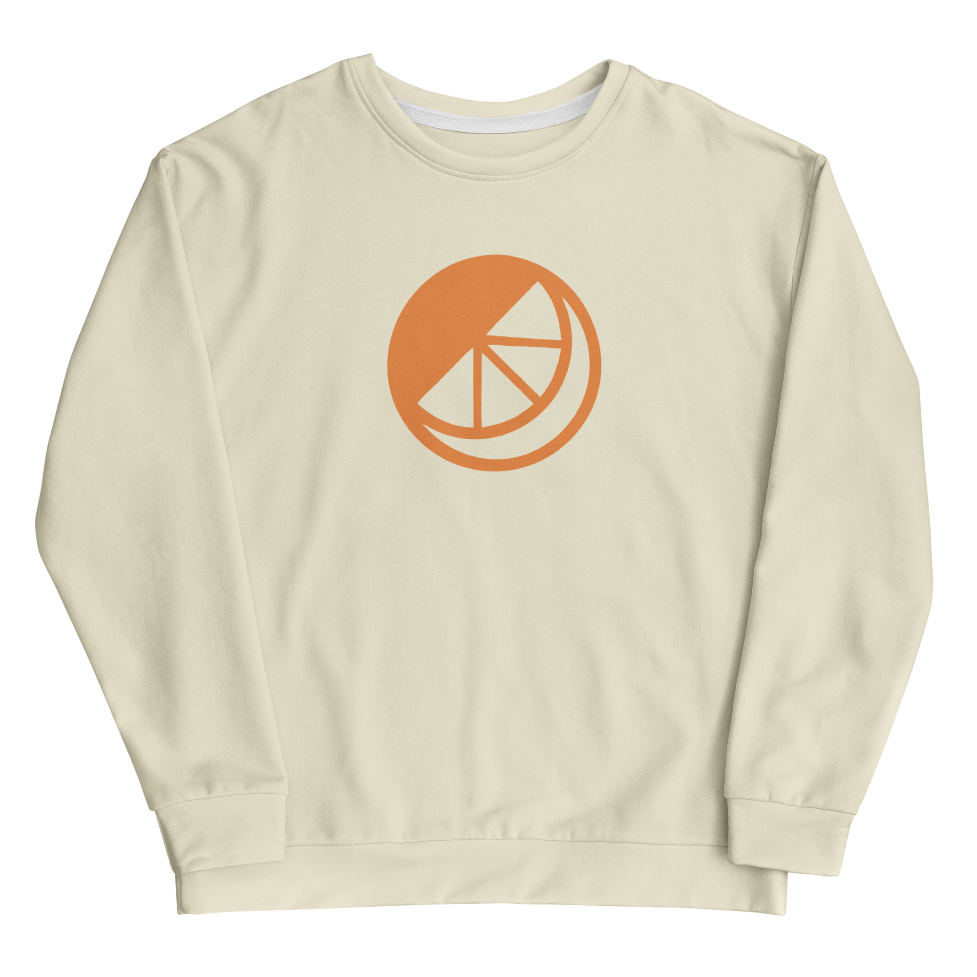 Citrus Mark Recycled Fleece Sweatshirt – Cream